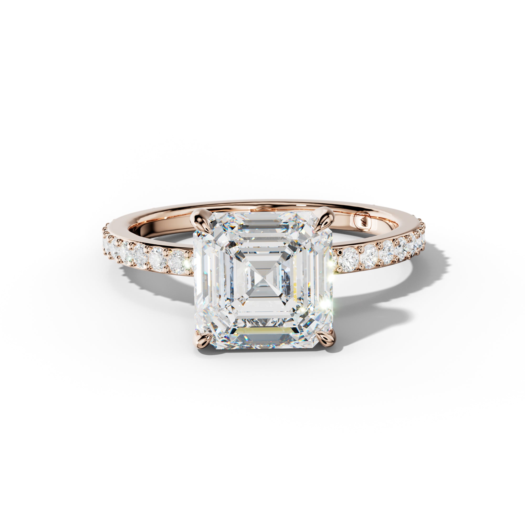Olivia Asscher Cut Diamond Engagement Ring