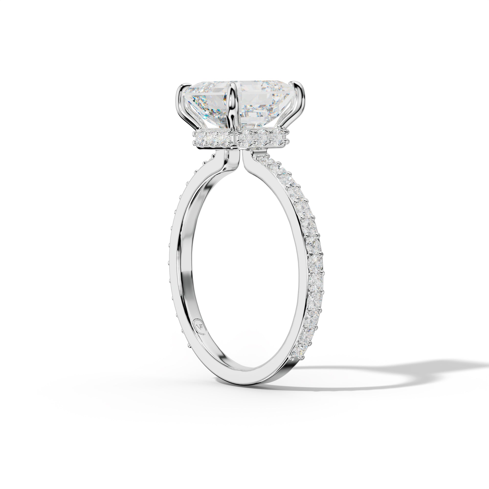 Olivia Asscher Cut Diamond Engagement Ring