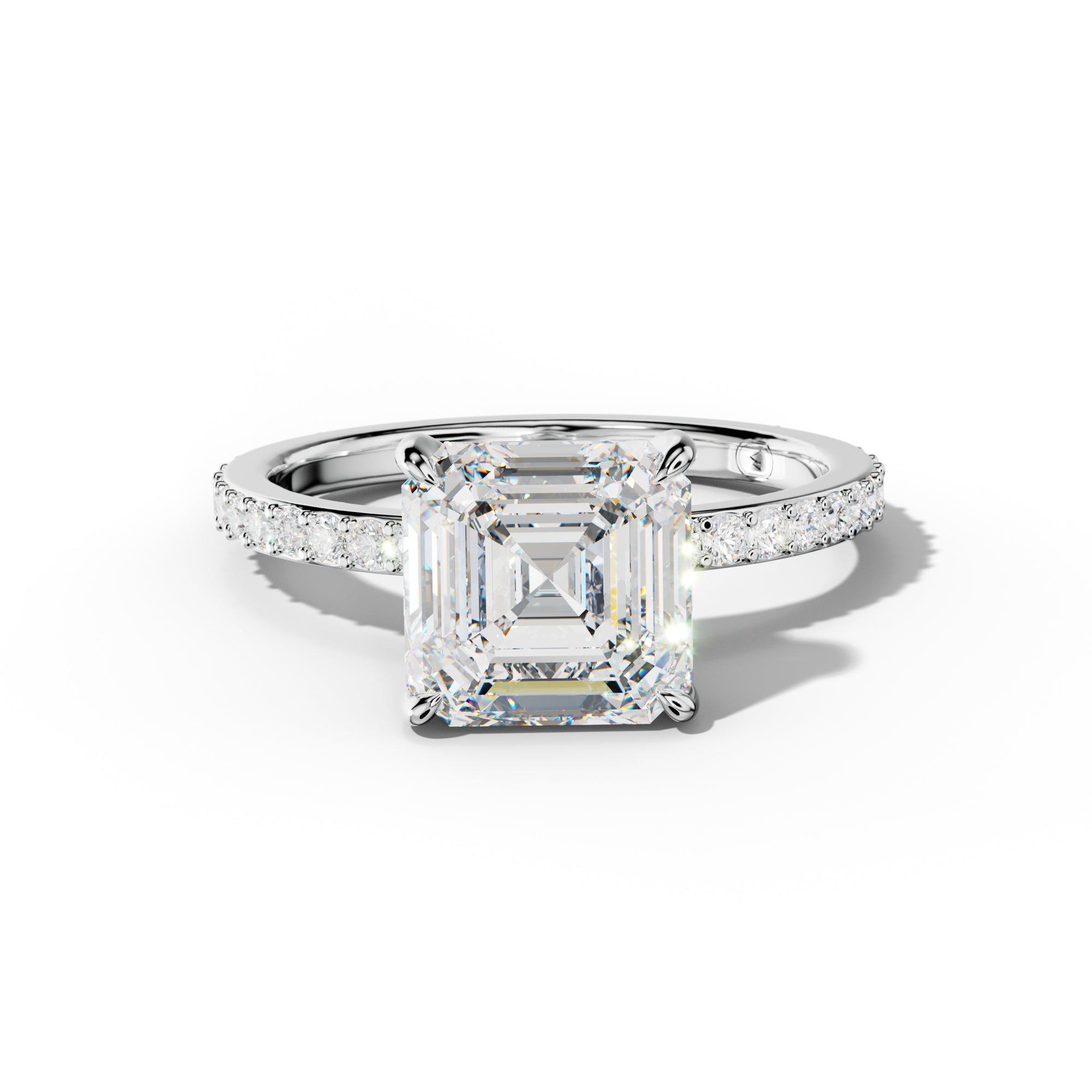 Olivia Asscher Cut Diamond Engagement Ring