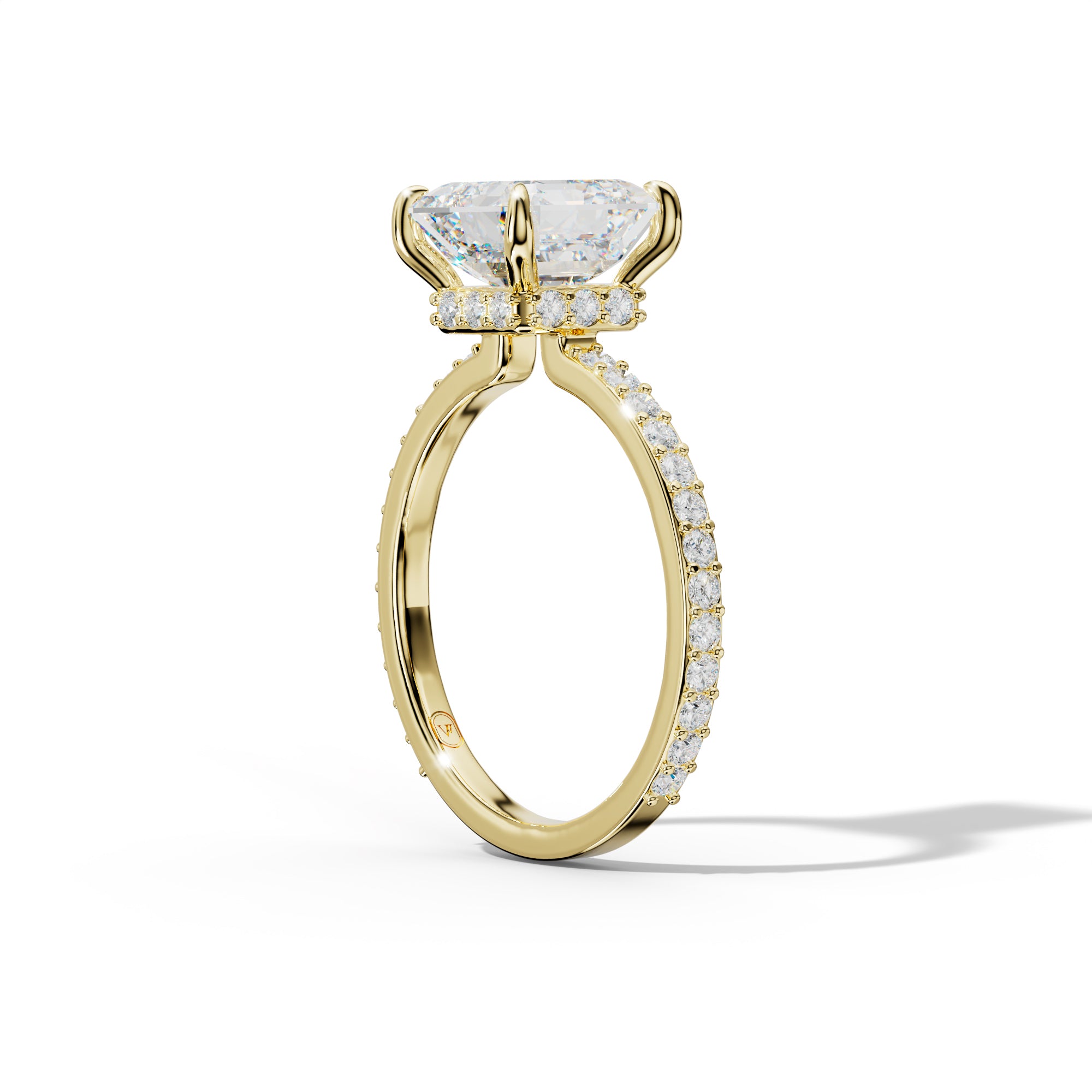 Olivia Asscher Cut Diamond Engagement Ring