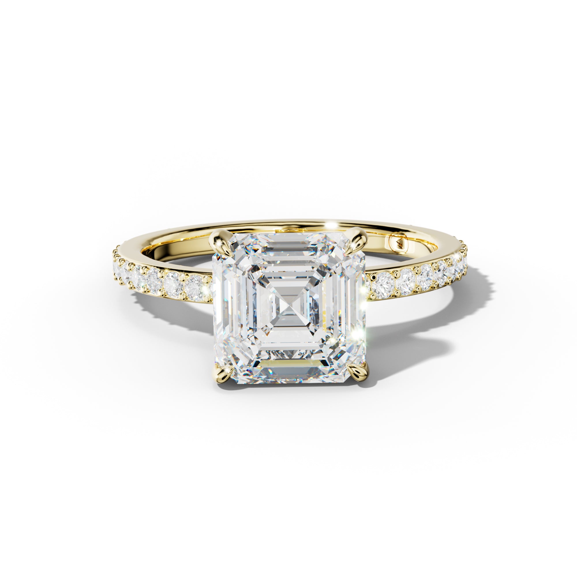 Olivia Asscher Cut Diamond Engagement Ring