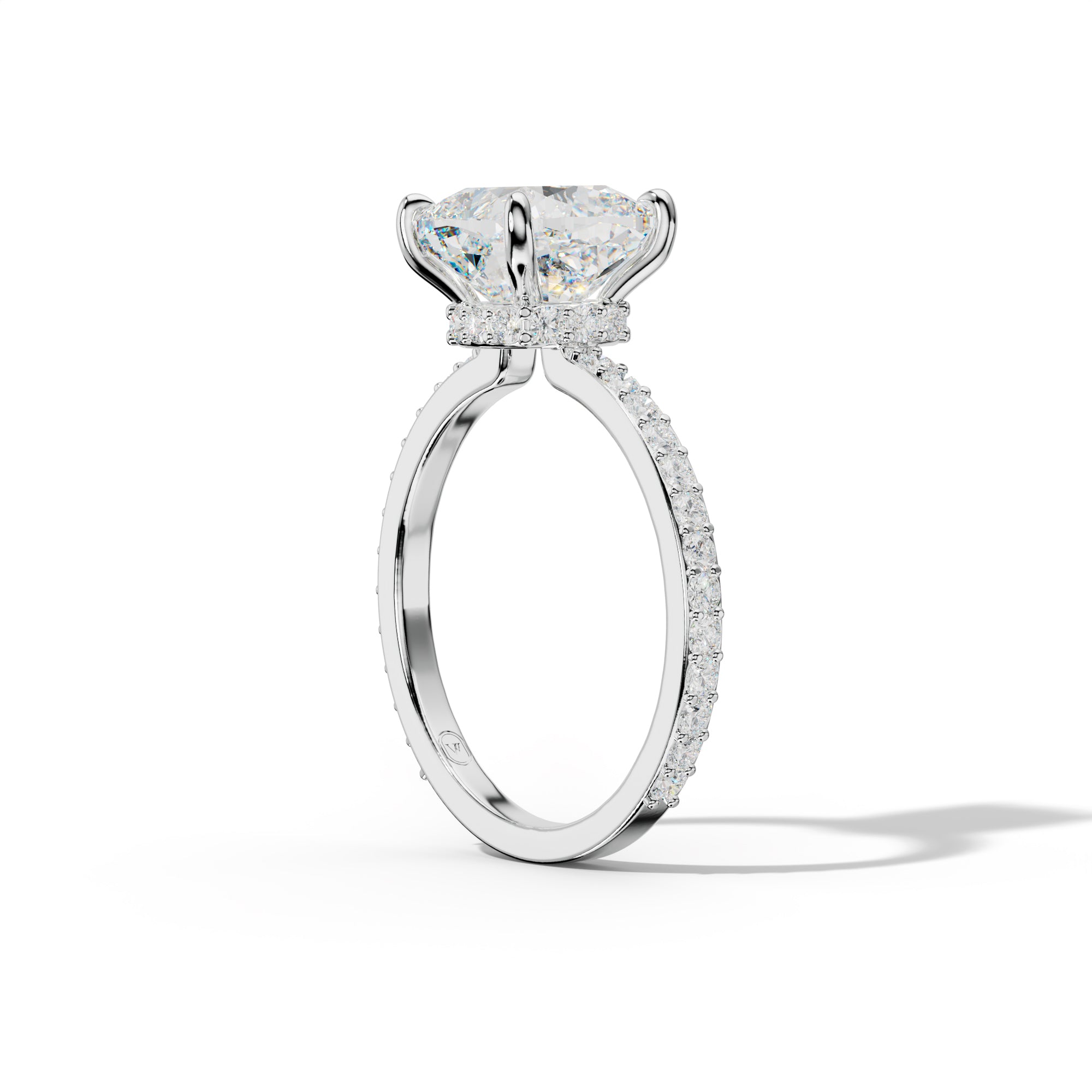 Olivia Cushion Cut Diamond Engagement Ring