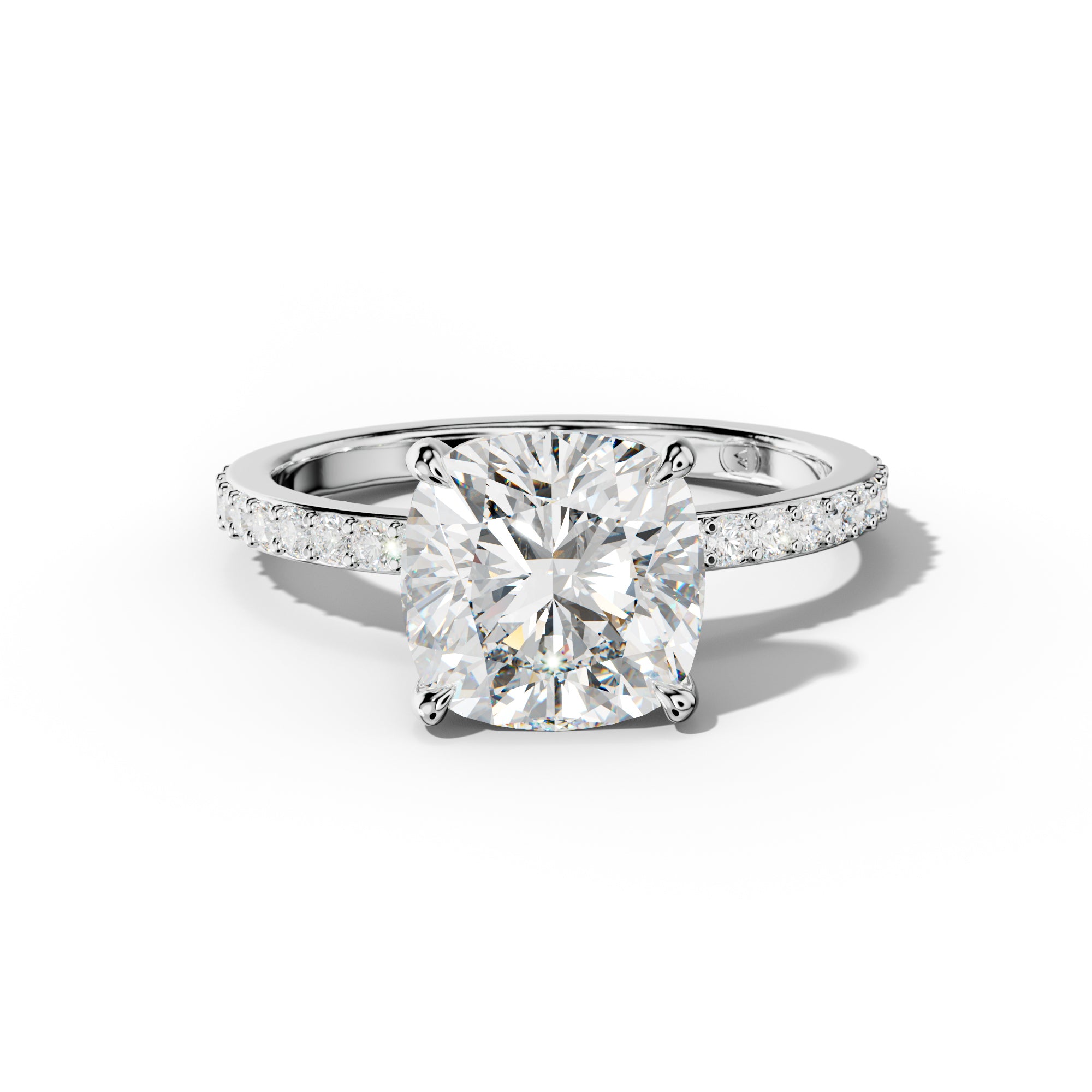 Olivia Cushion Cut Diamond Engagement Ring