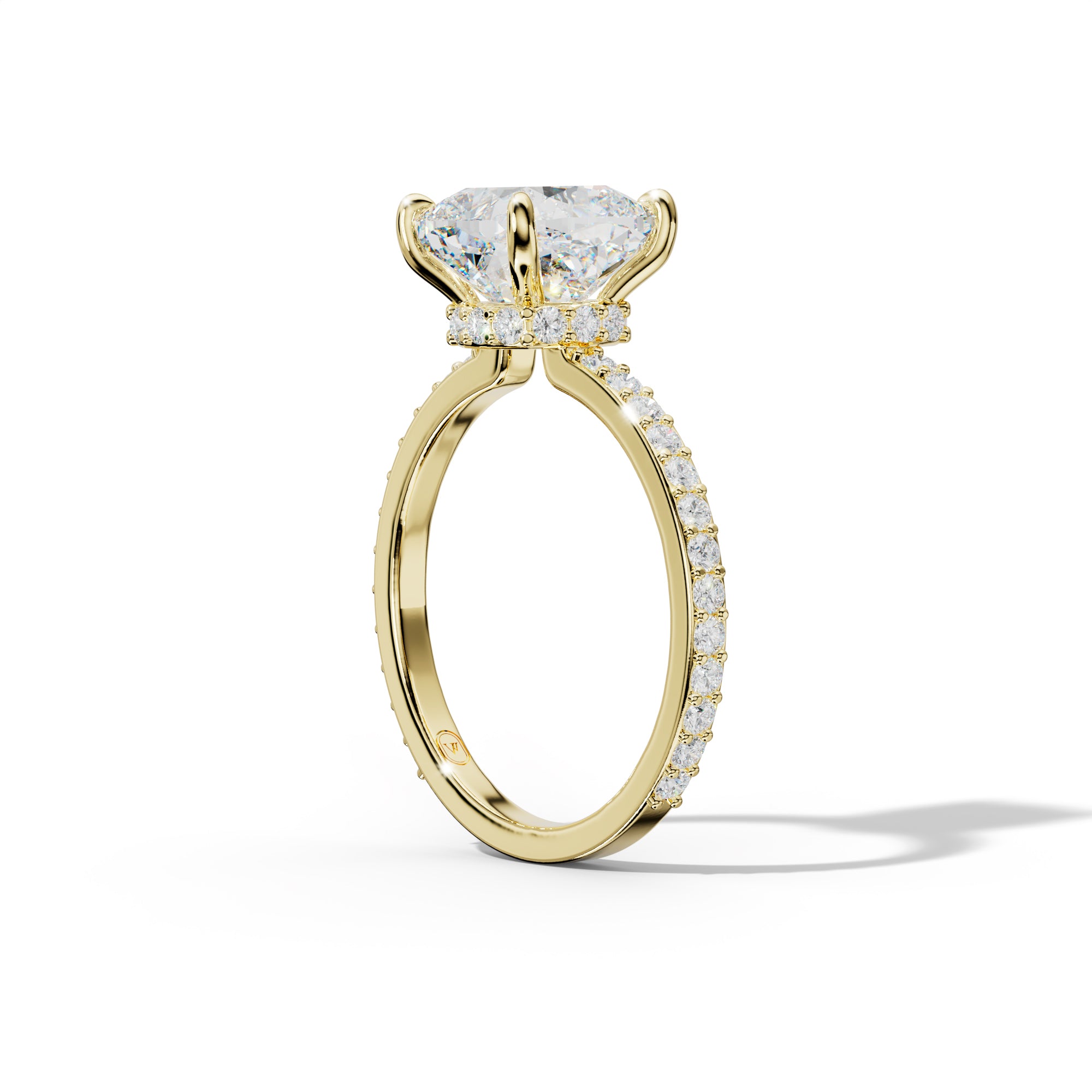 Olivia Cushion Cut Diamond Engagement Ring