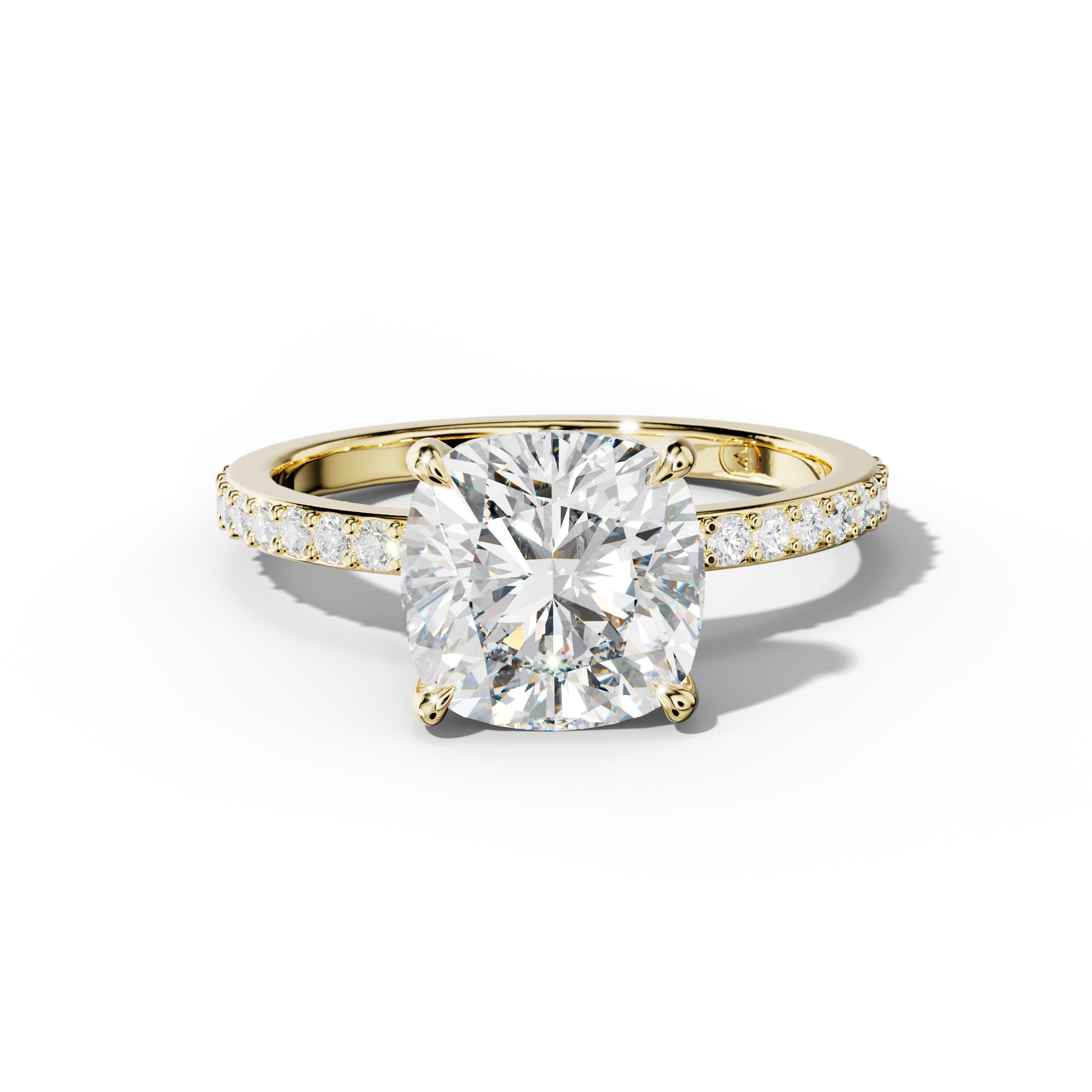 Olivia Cushion Cut Diamond Engagement Ring