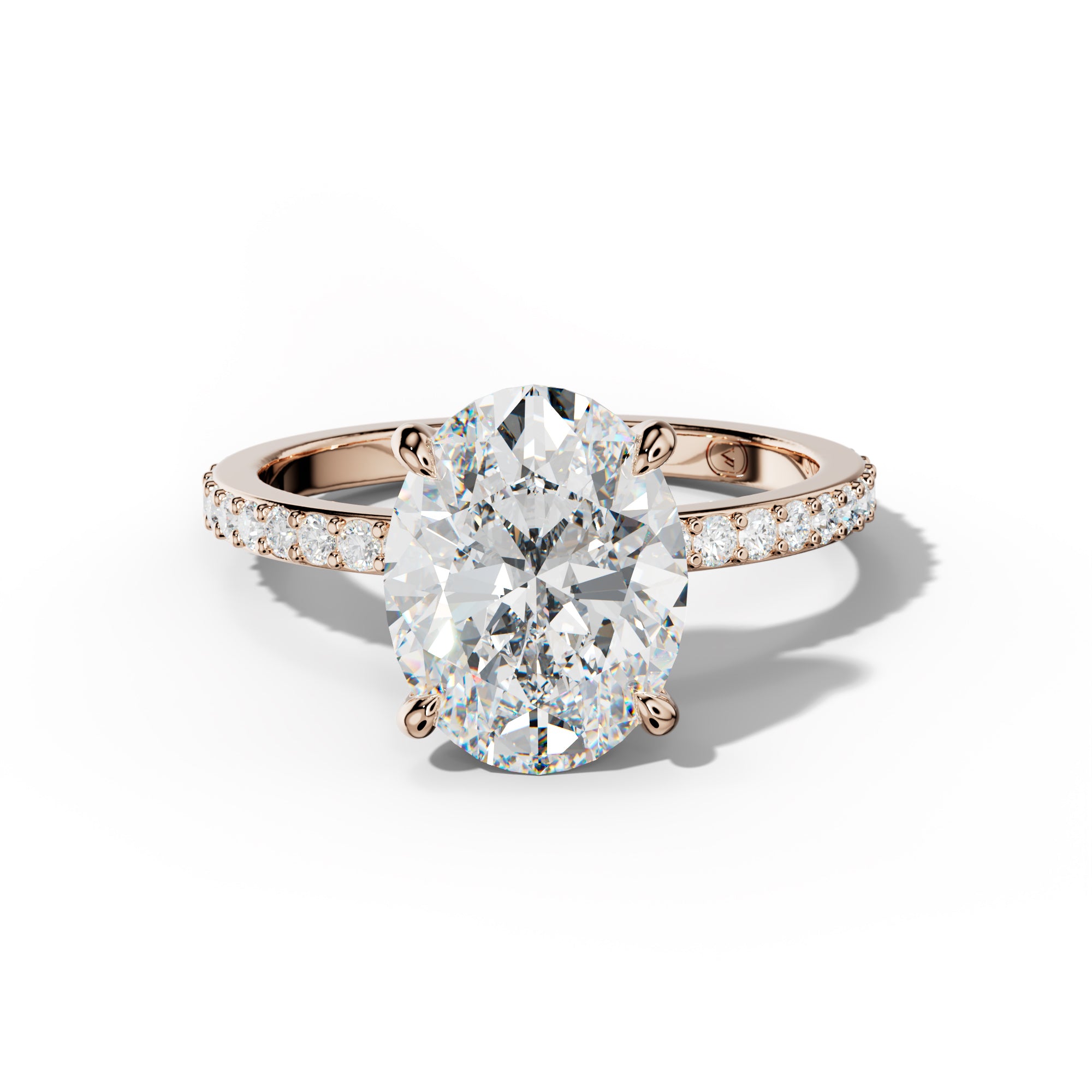 Olivia Oval  Diamond Engagement Ring