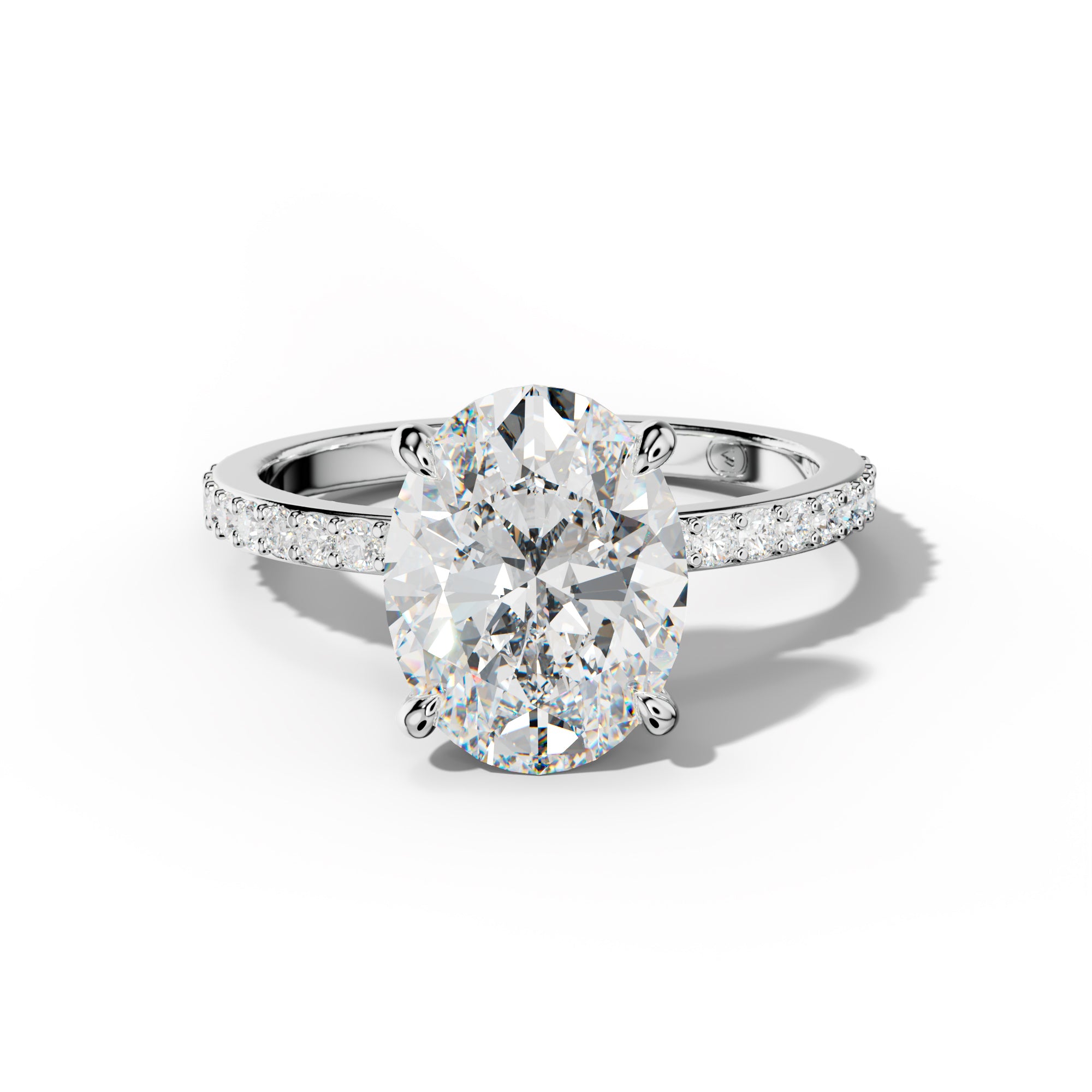 Olivia Oval  Diamond Engagement Ring