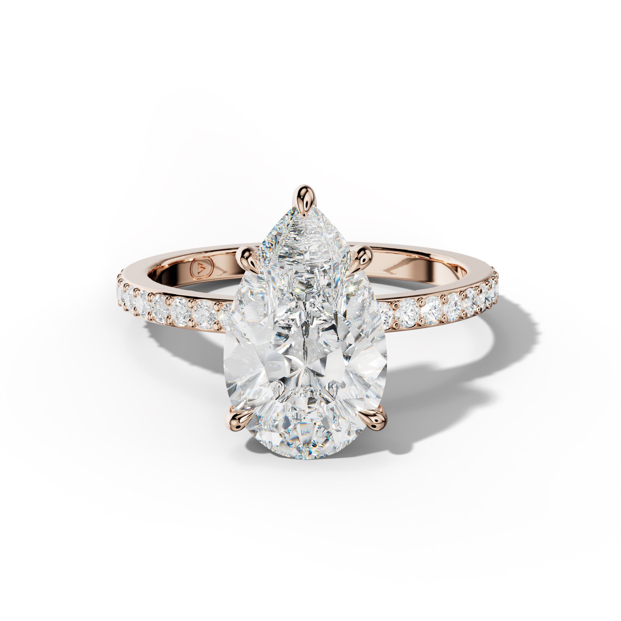 Olivia Pear Shape Diamond Engagement Ring