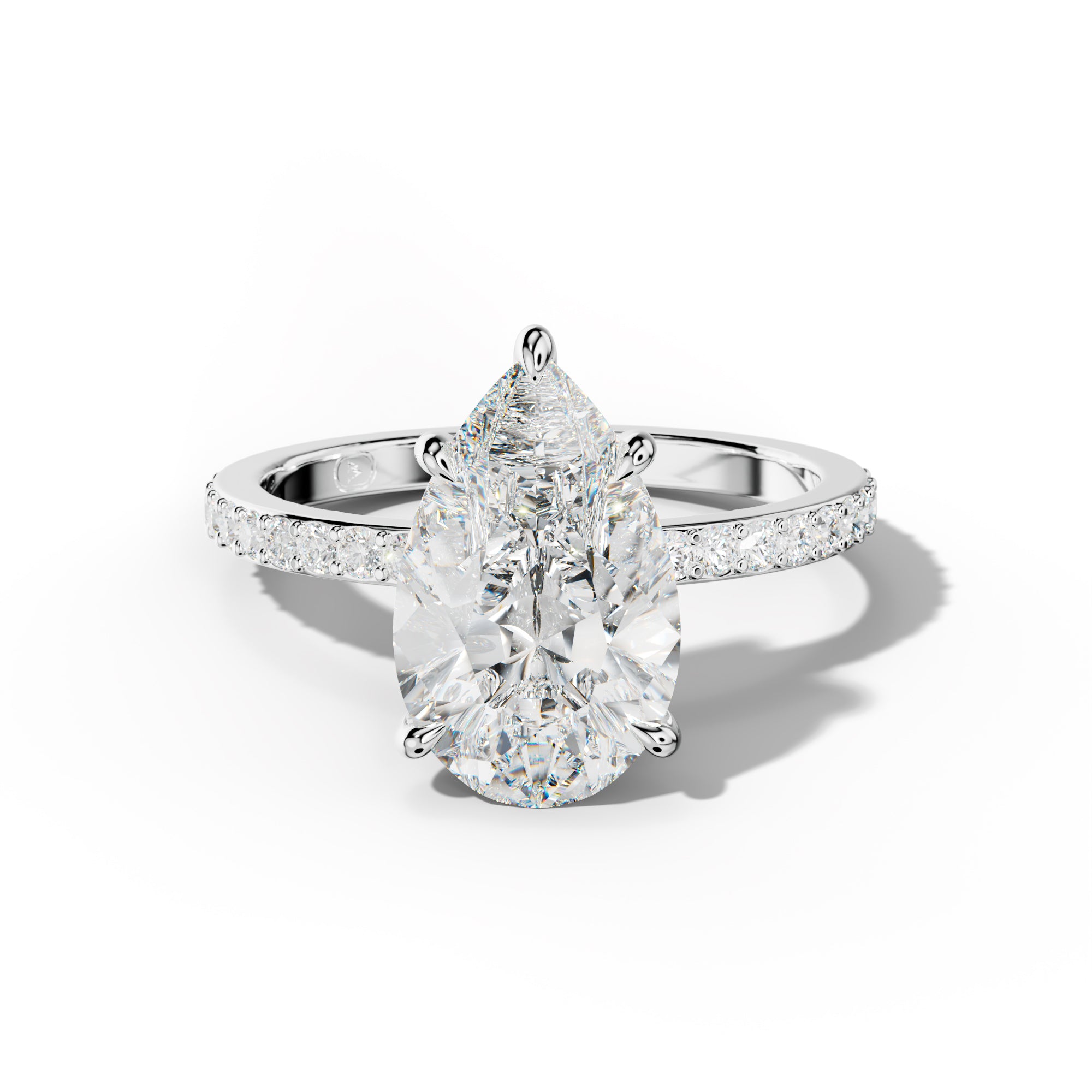 Olivia Pear Shape Diamond Engagement Ring