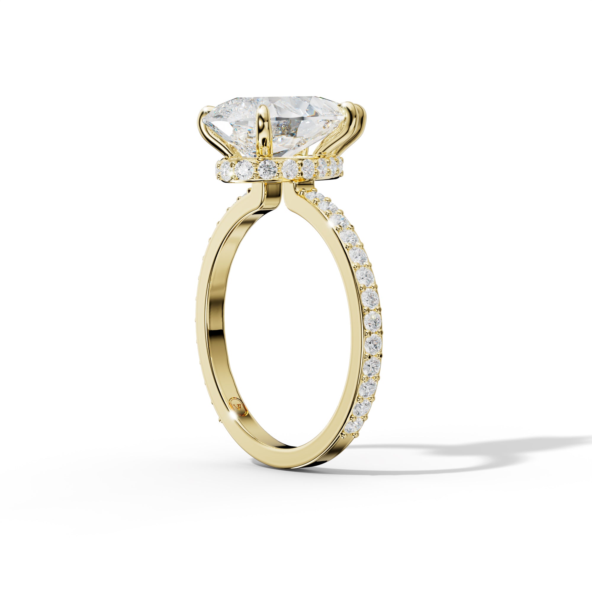 Olivia Pear Shape Diamond Engagement Ring