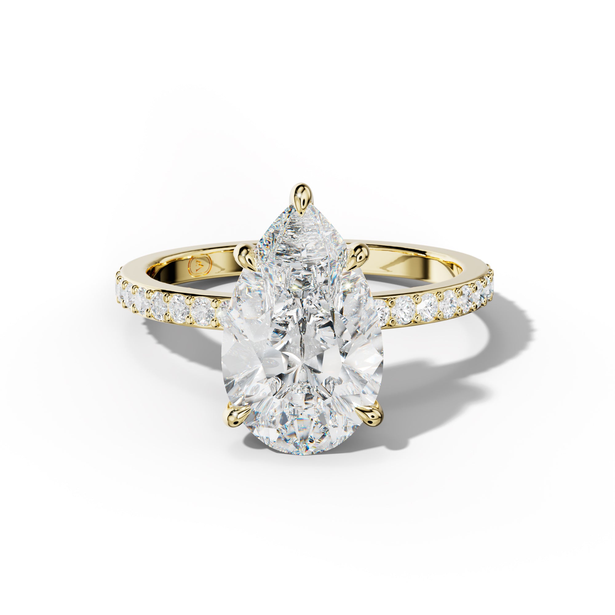 Olivia Pear Shape Diamond Engagement Ring