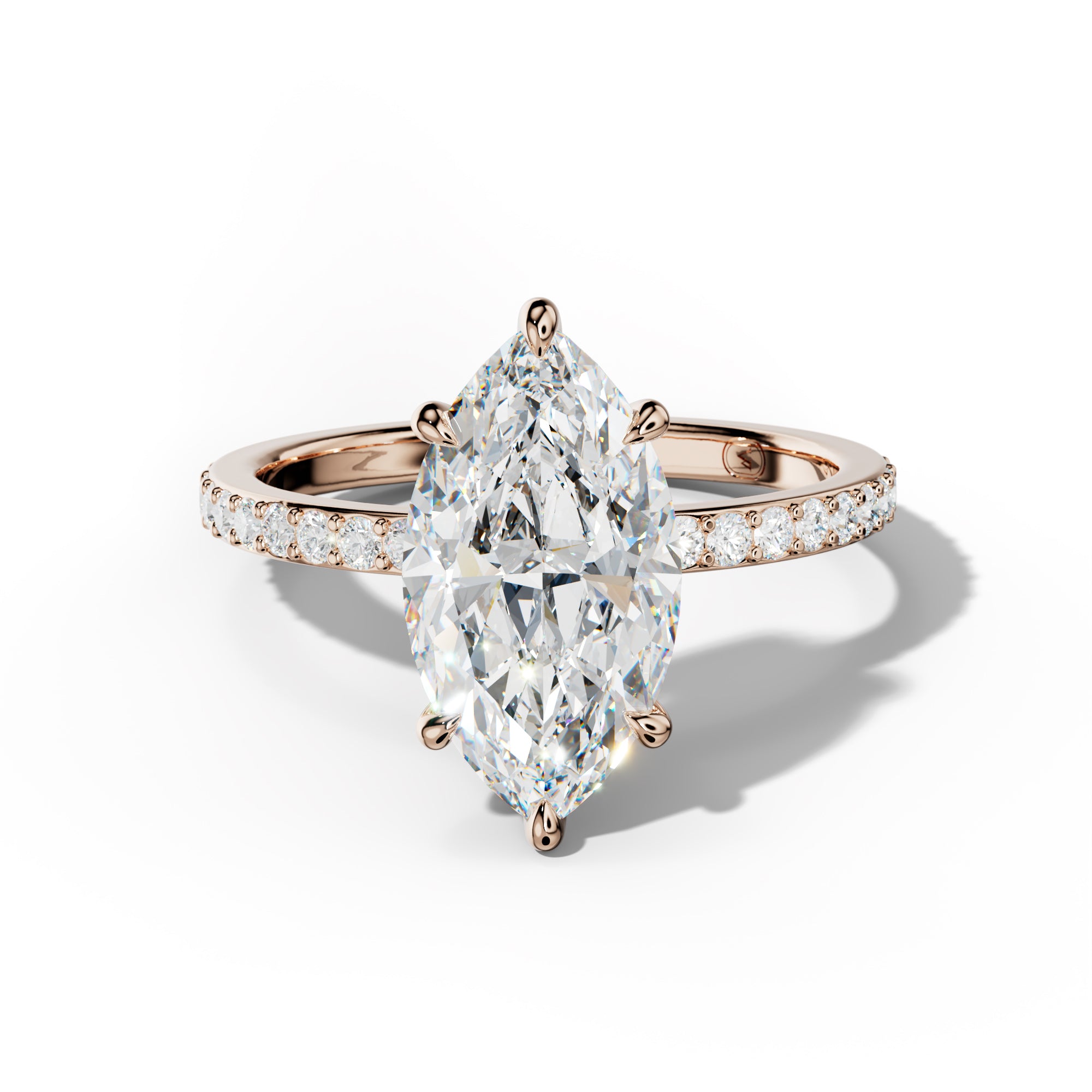 Olivia Marquise Cut Diamond Engagement Ring