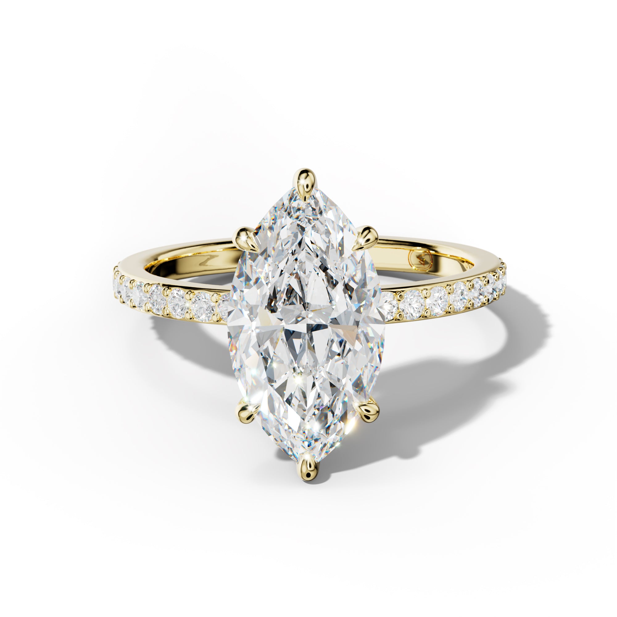 Olivia Marquise Cut Diamond Engagement Ring
