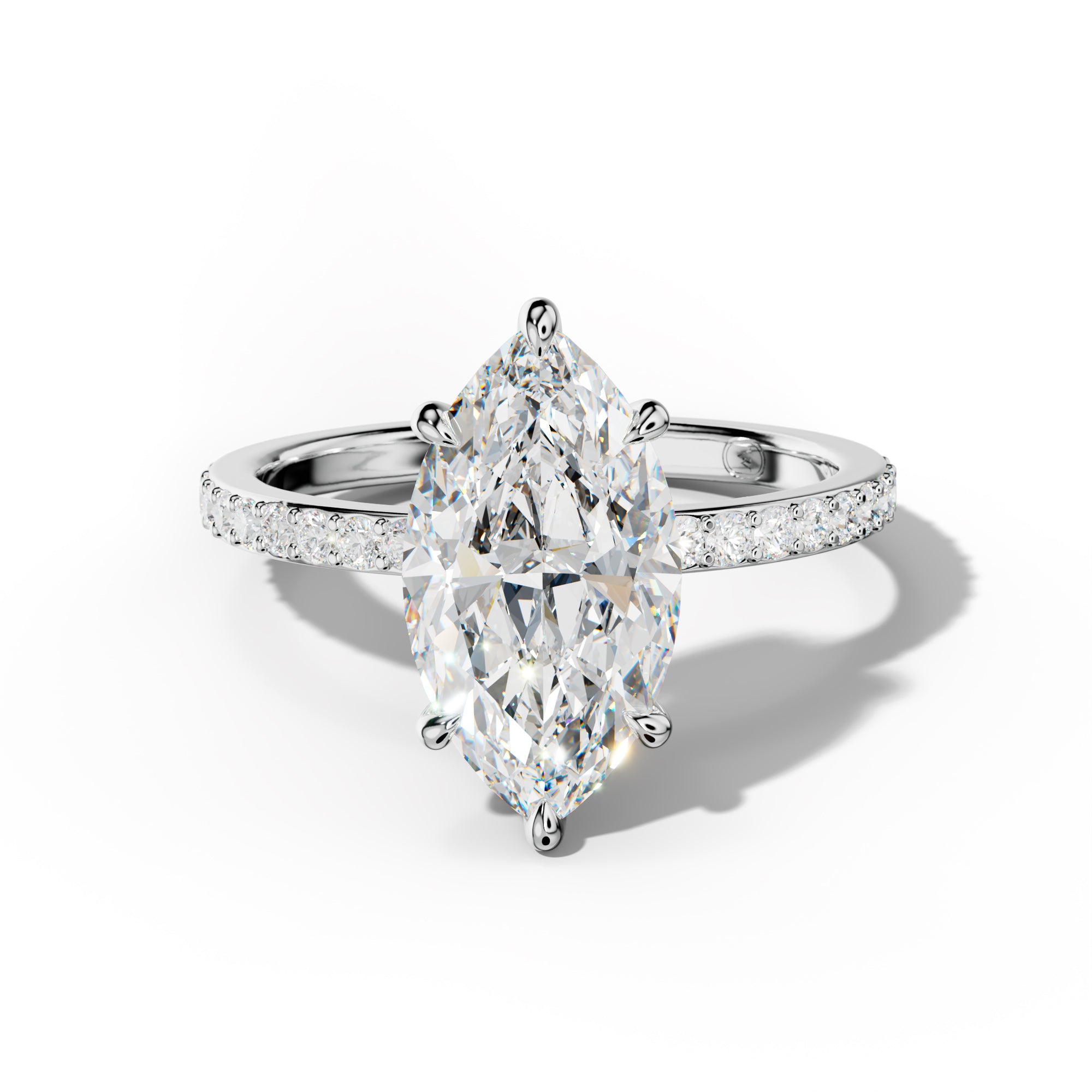 Olivia Marquise Cut Diamond Engagement Ring