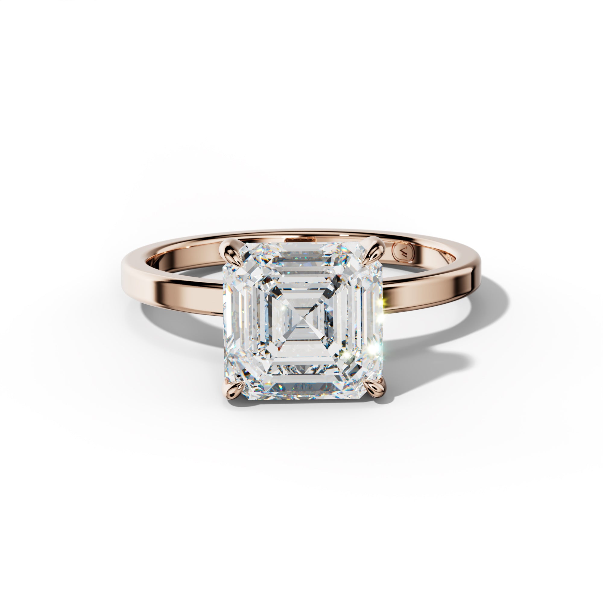 Emma Asscher Cut Diamond Engagement Ring