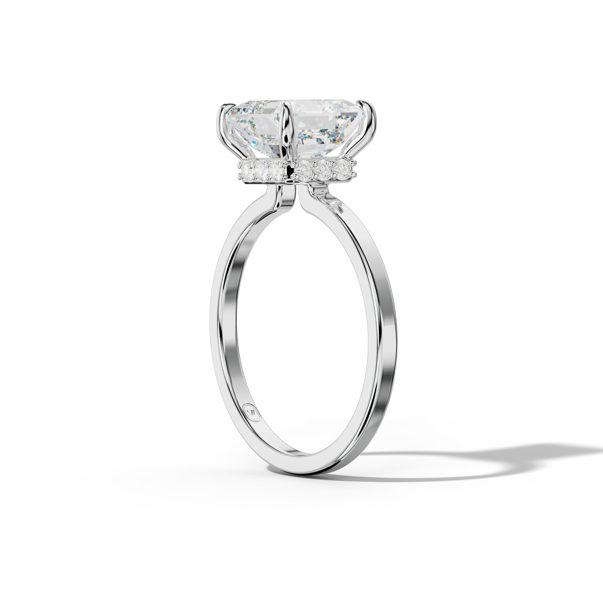 Emma Asscher Cut Diamond Engagement Ring