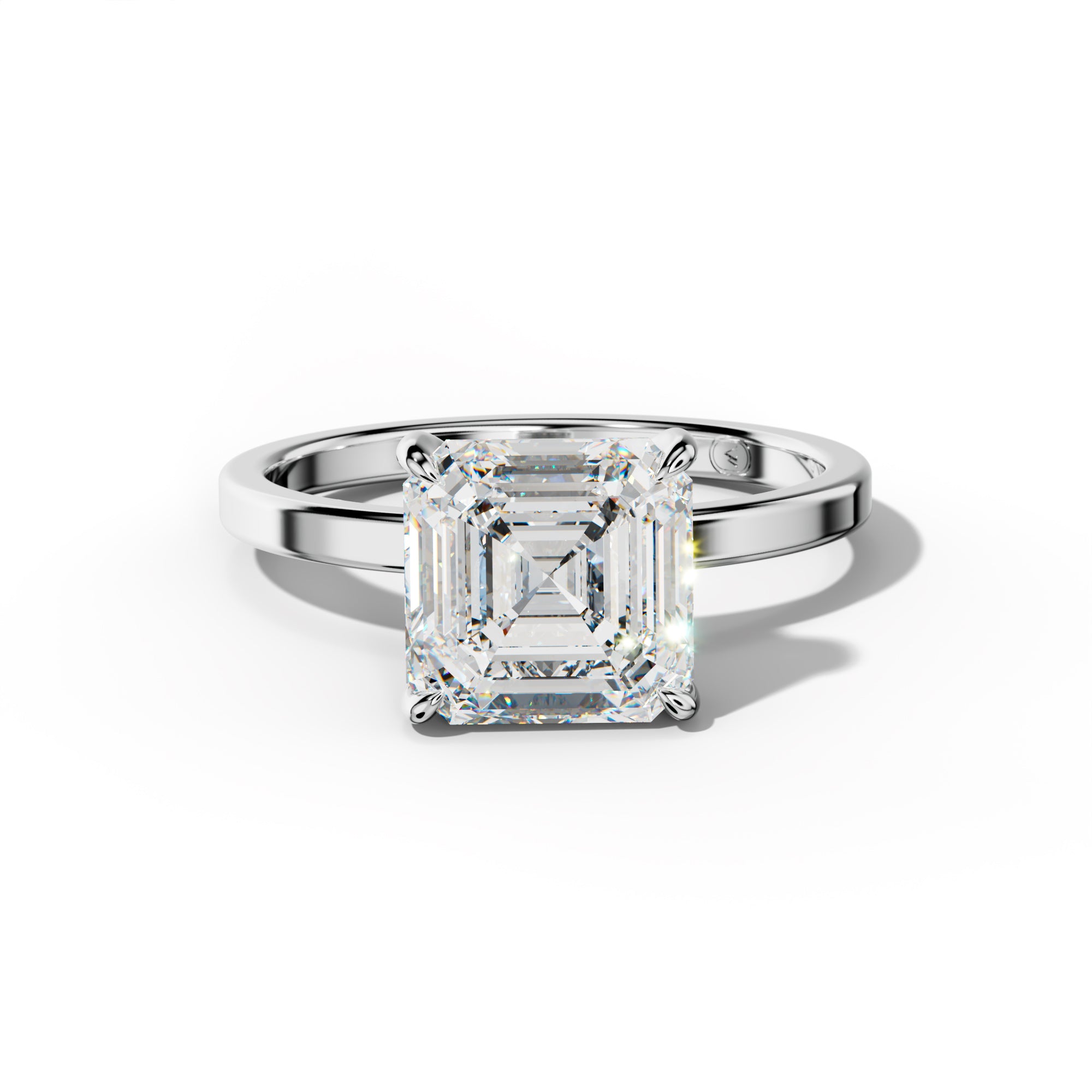 Emma Asscher Cut Diamond Engagement Ring