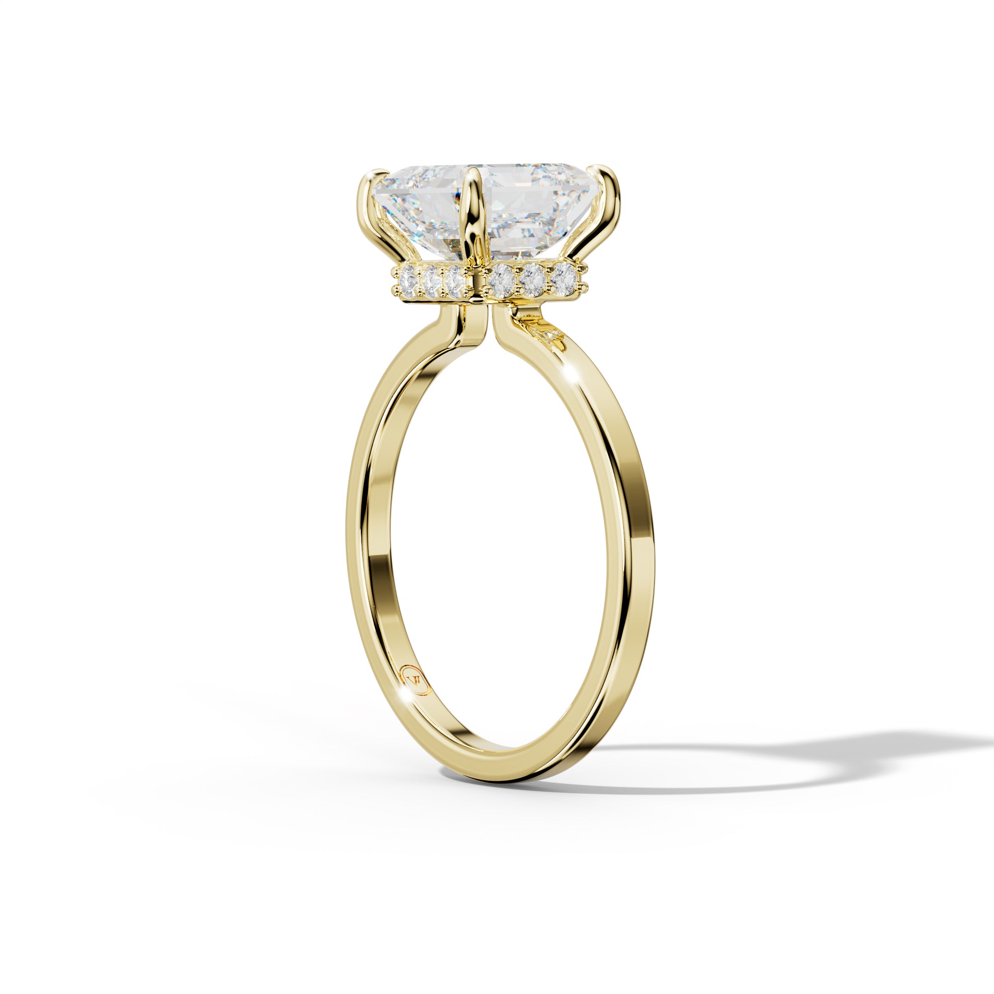 Emma Asscher Cut Diamond Engagement Ring