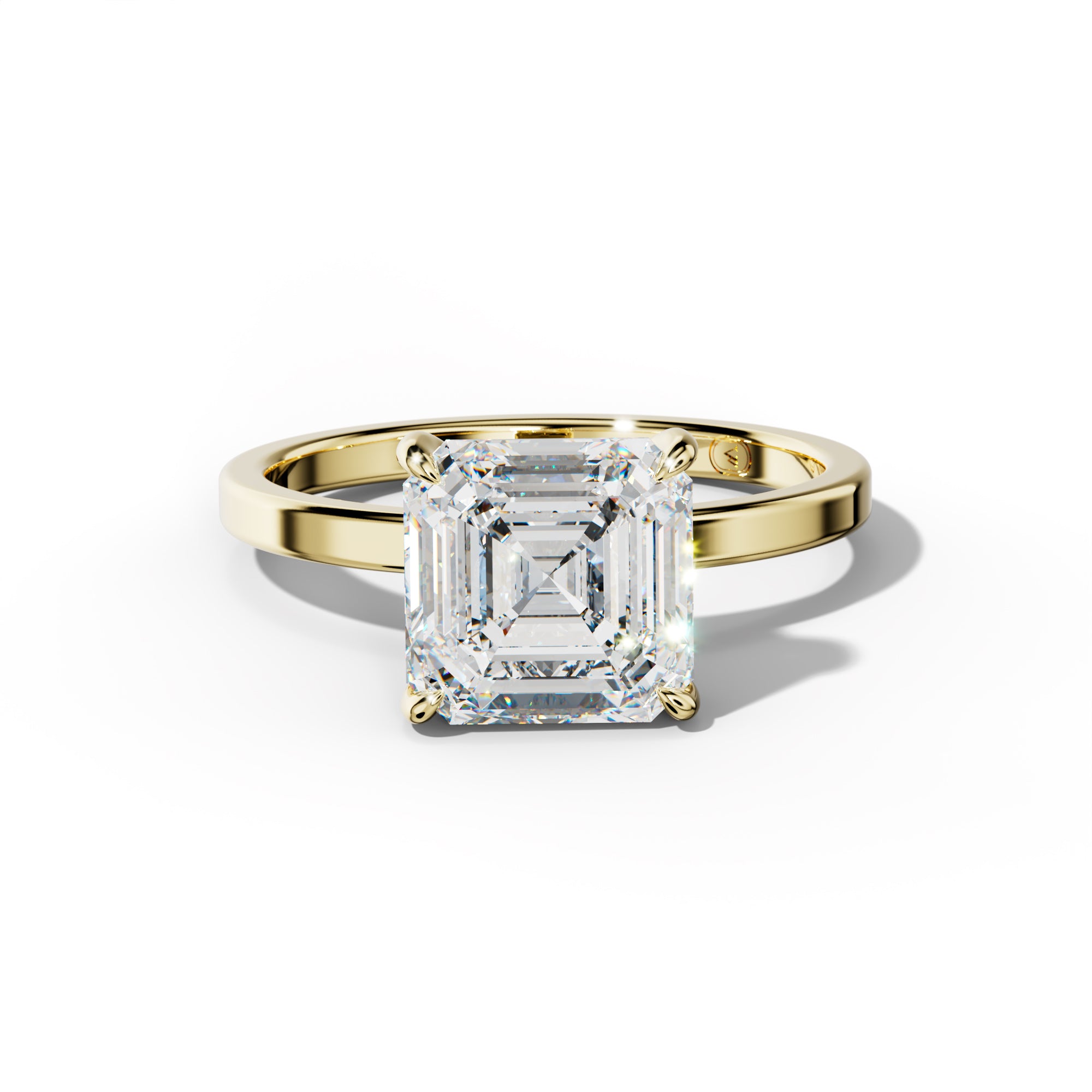 Emma Asscher Cut Diamond Engagement Ring