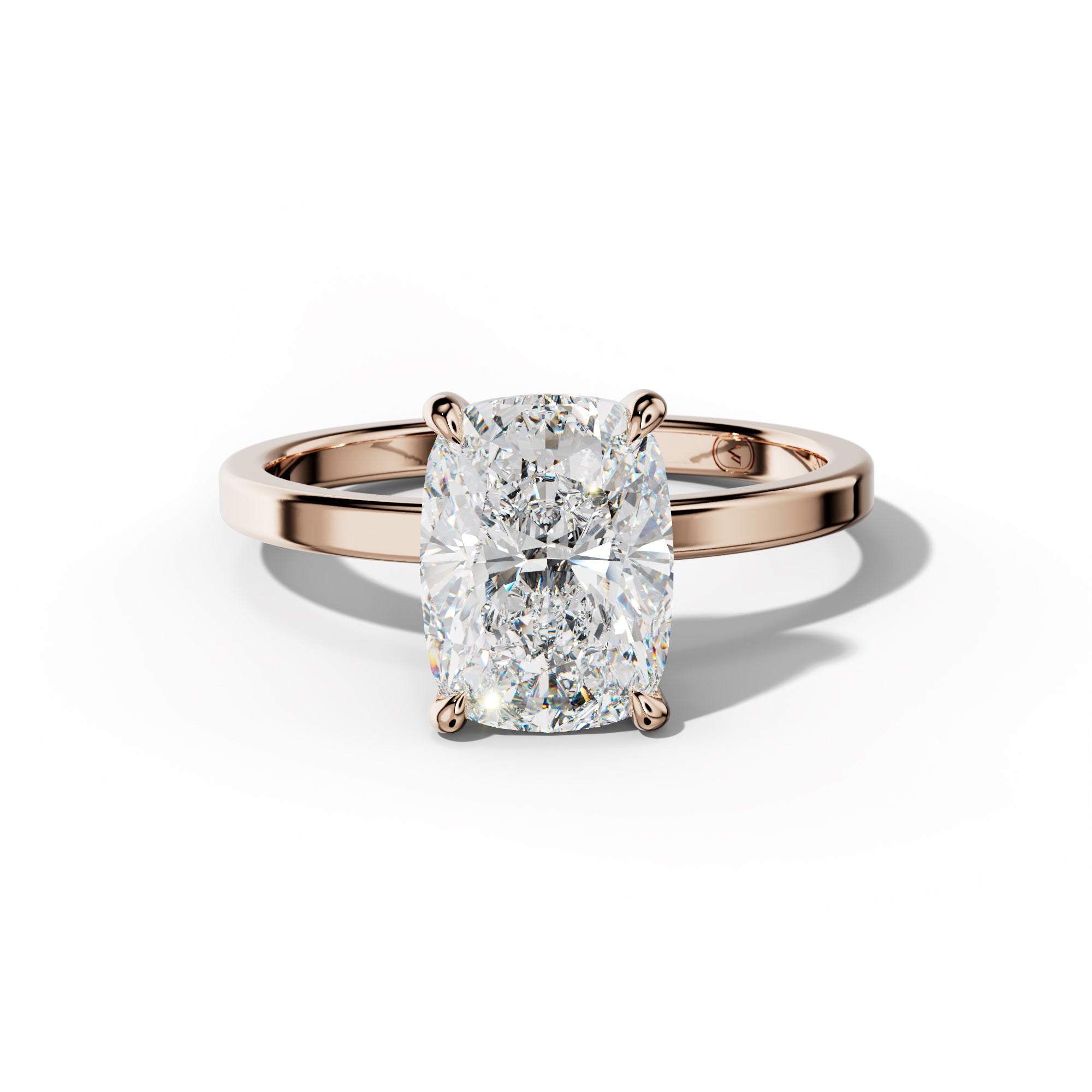 Emma Elongated Cusion Cut Diamond Engagement Ring