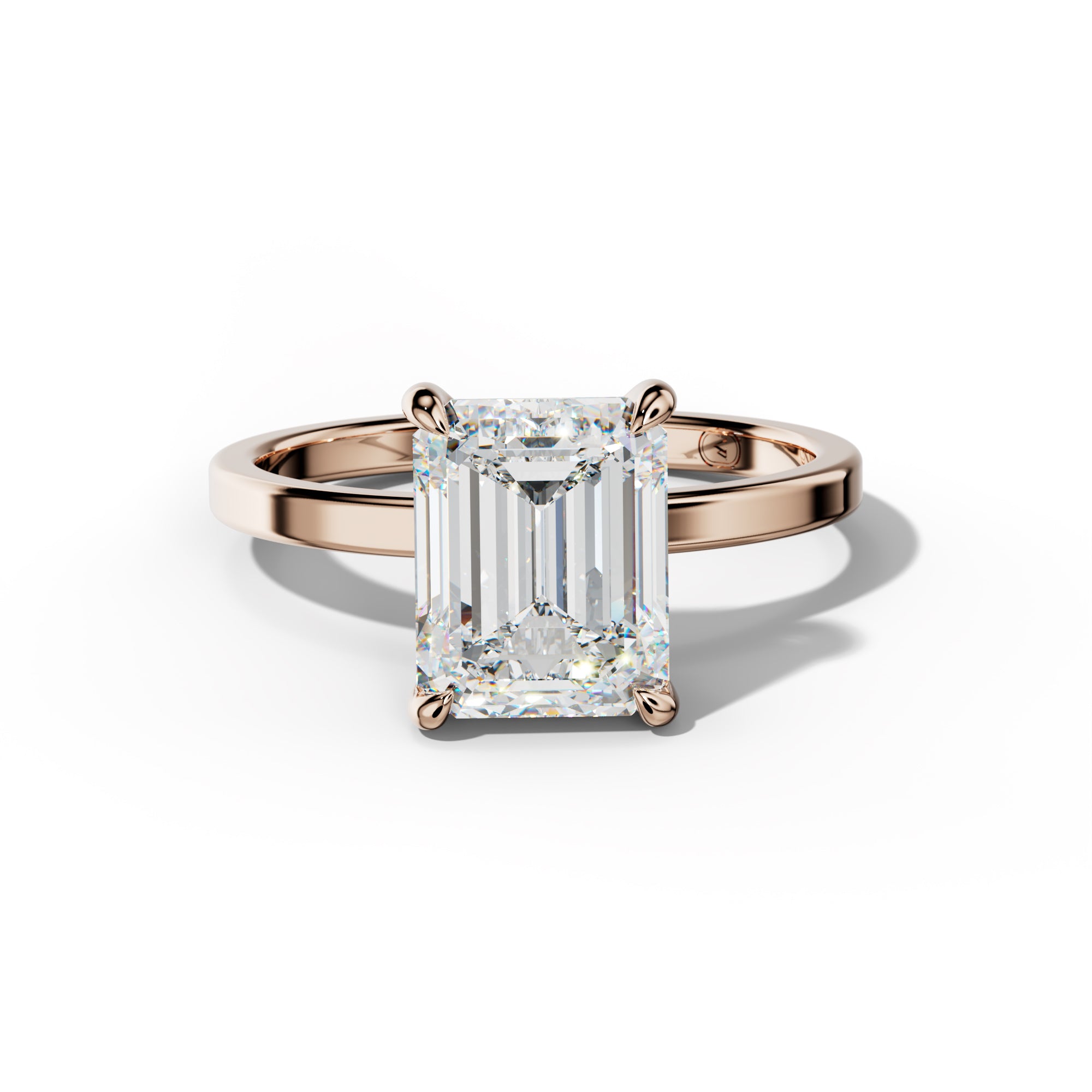 Emma Emerald Cut Diamond Engagement Ring