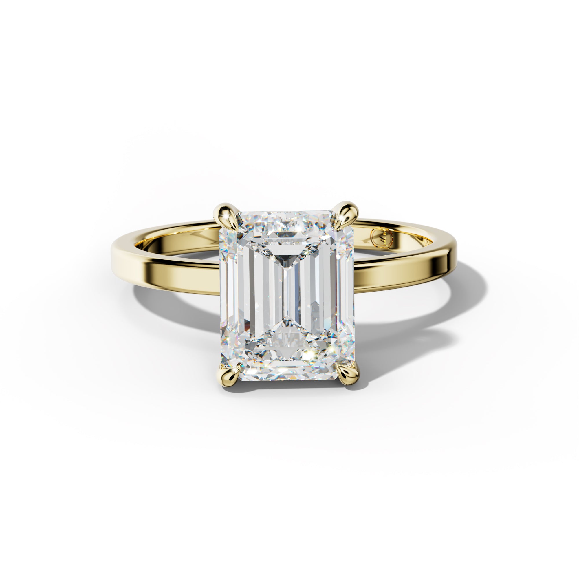 Emma Emerald Cut Diamond Engagement Ring