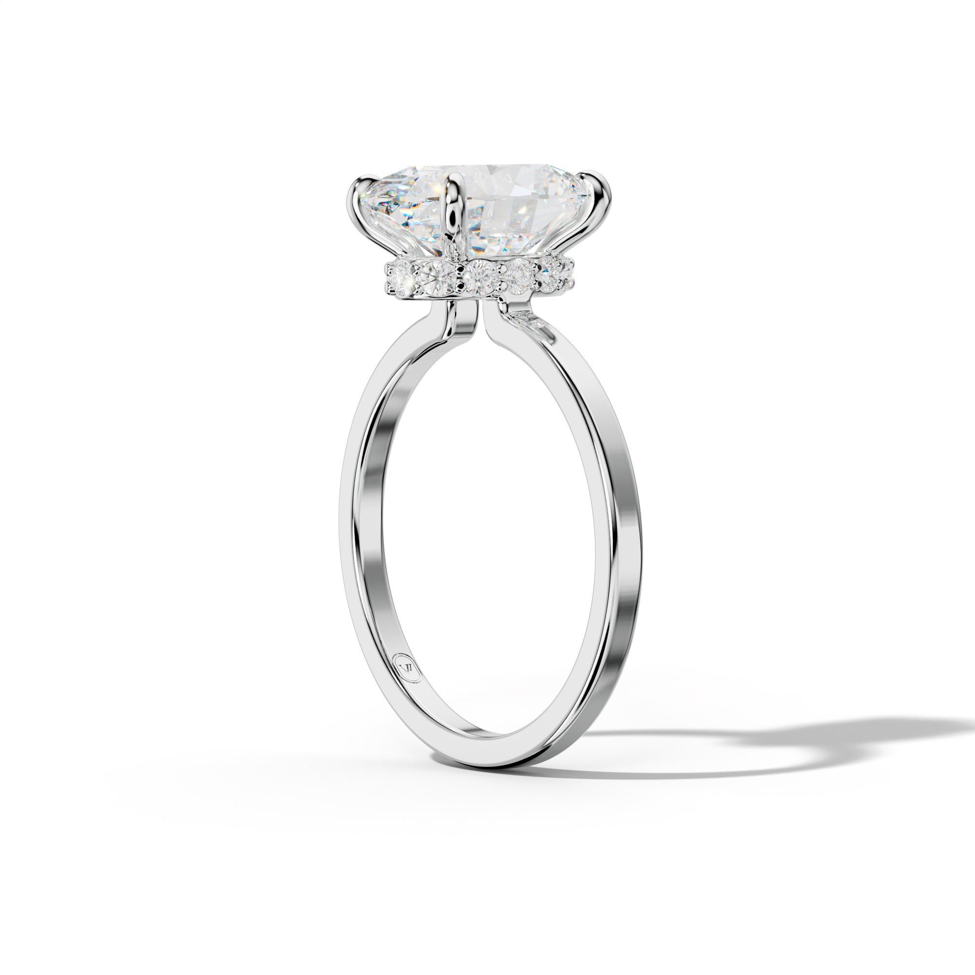 Emma Oval Diamond Engagement Ring