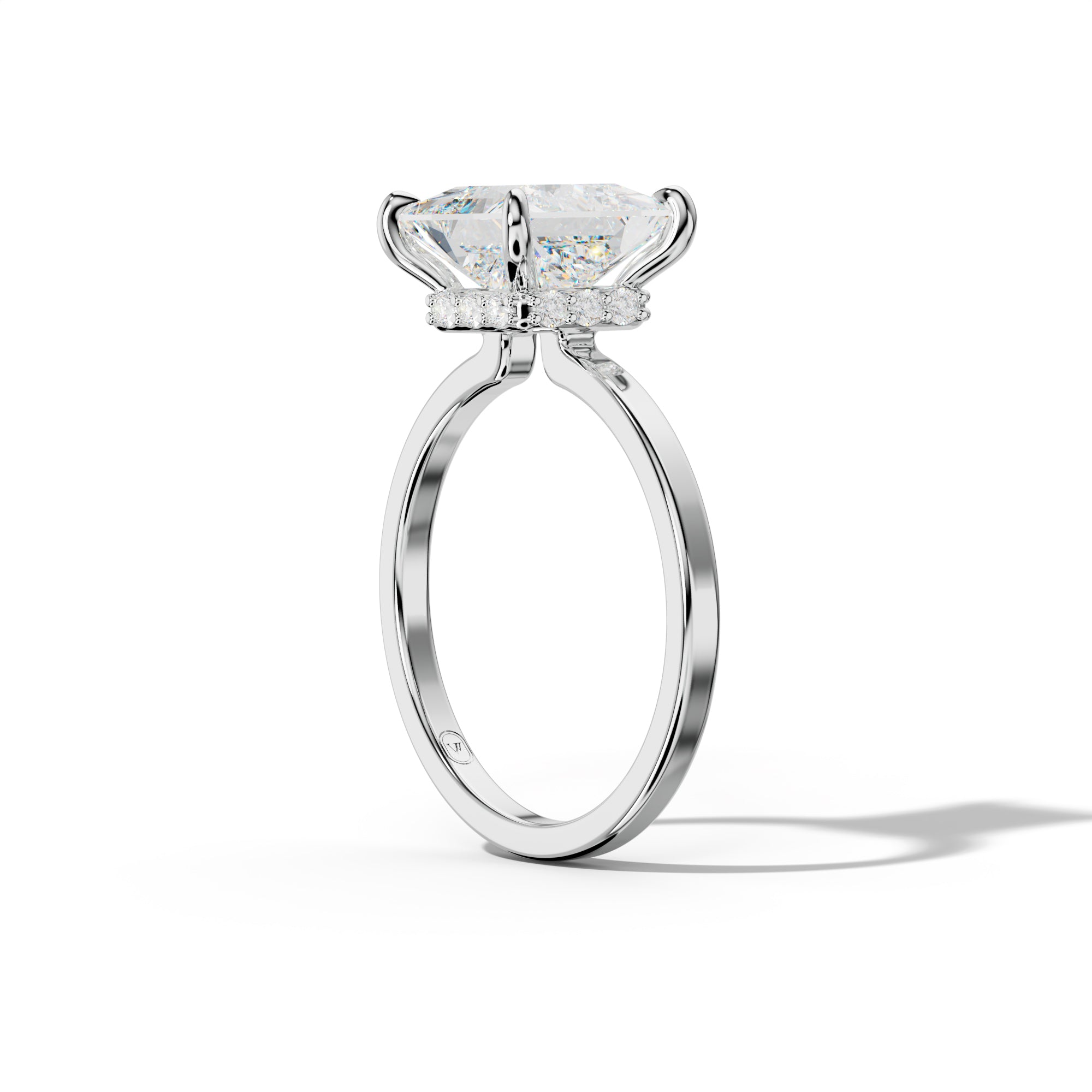 Emma Princess Cut Diamond Engagement Ring