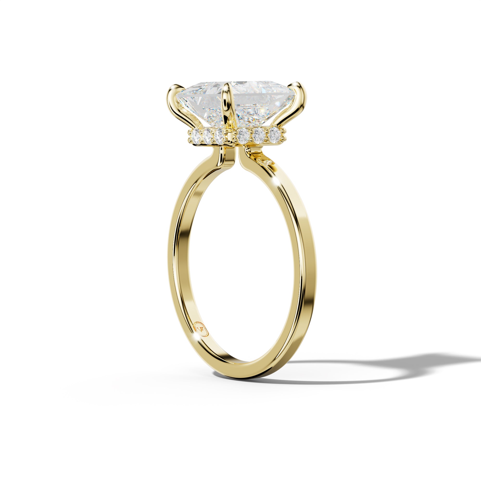 Emma Princess Cut Diamond Engagement Ring