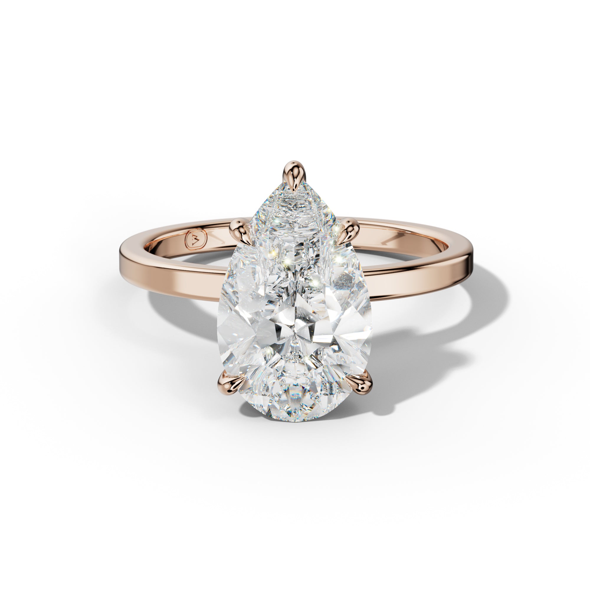 Emma Pear Shape Diamond Engagement Ring