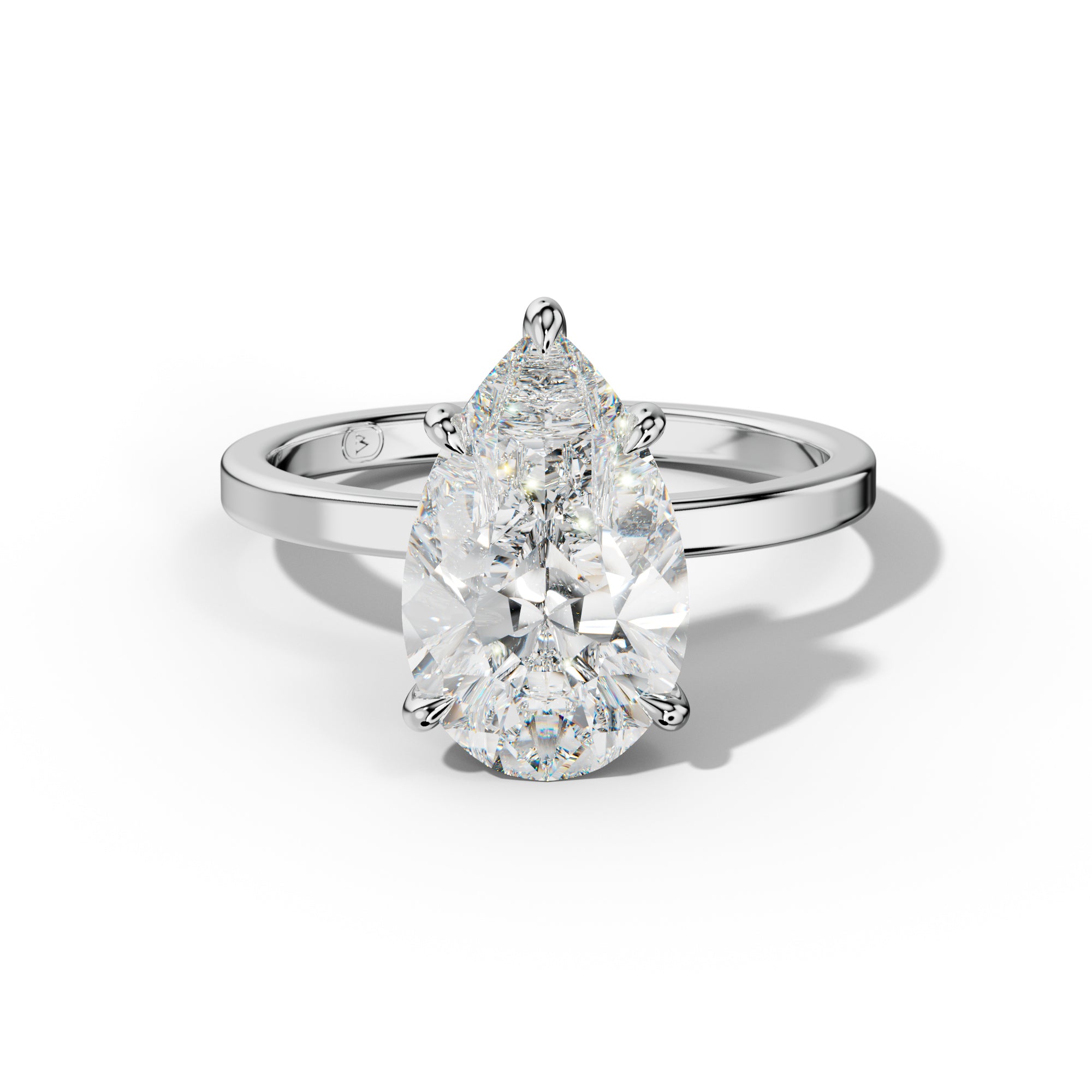 Emma Pear Shape Diamond Engagement Ring
