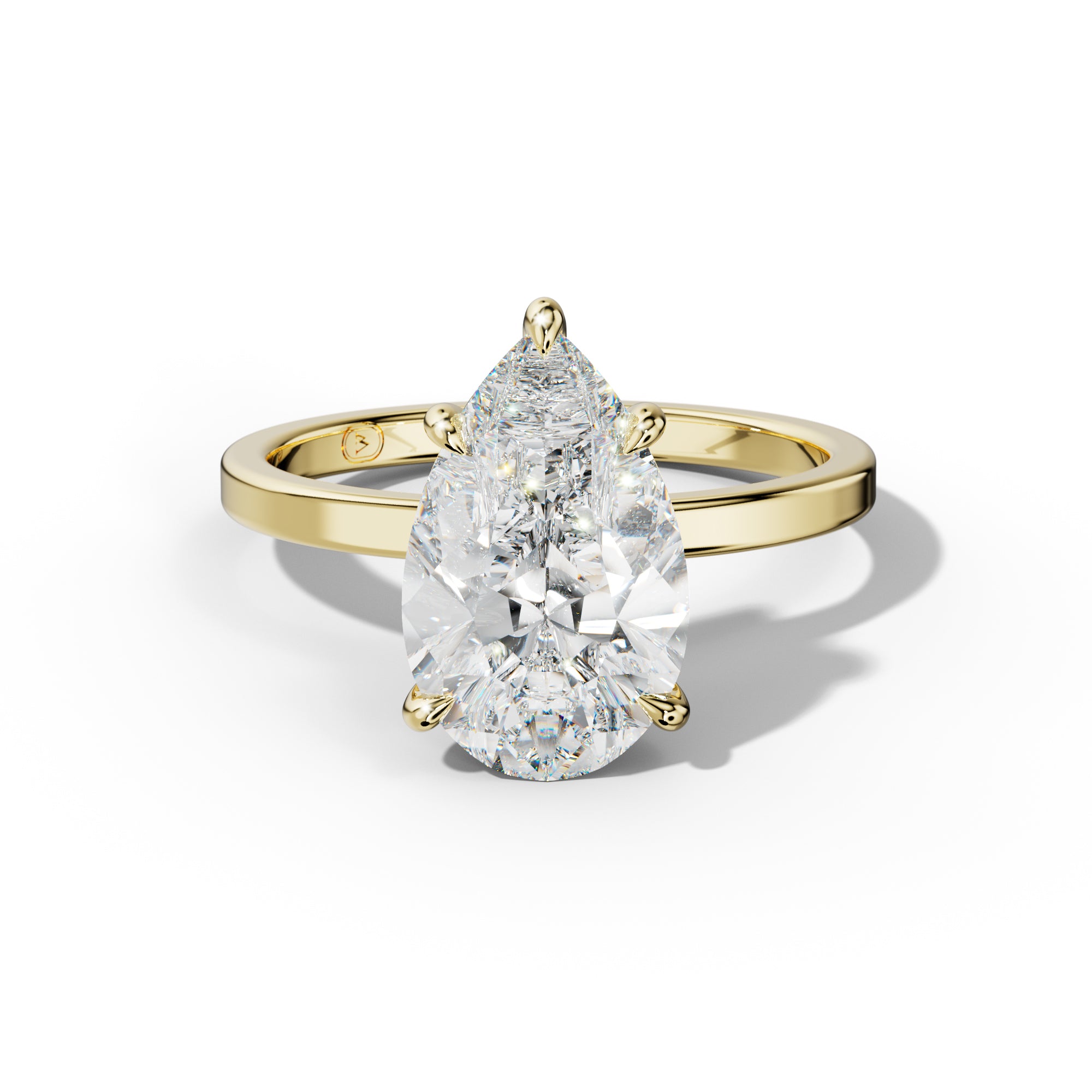 Emma Pear Shape Diamond Engagement Ring