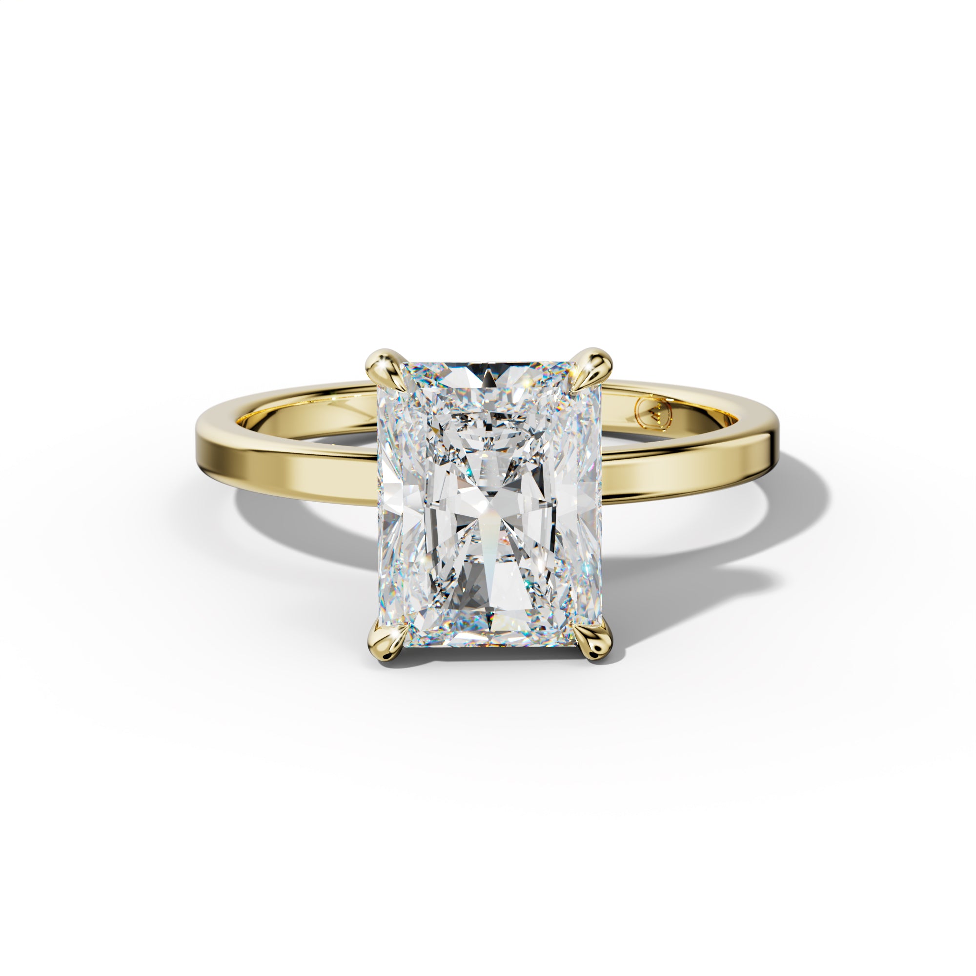 Emma Radiant Cut Diamond Engagement Ring