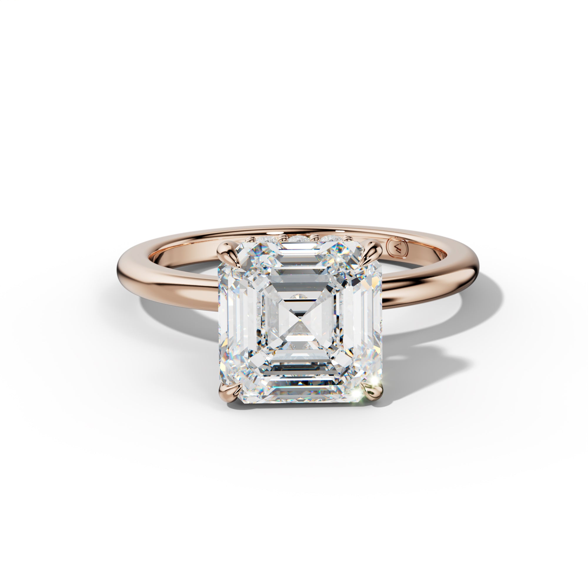 Sophia Asscher Cut Diamond Engagement Ring