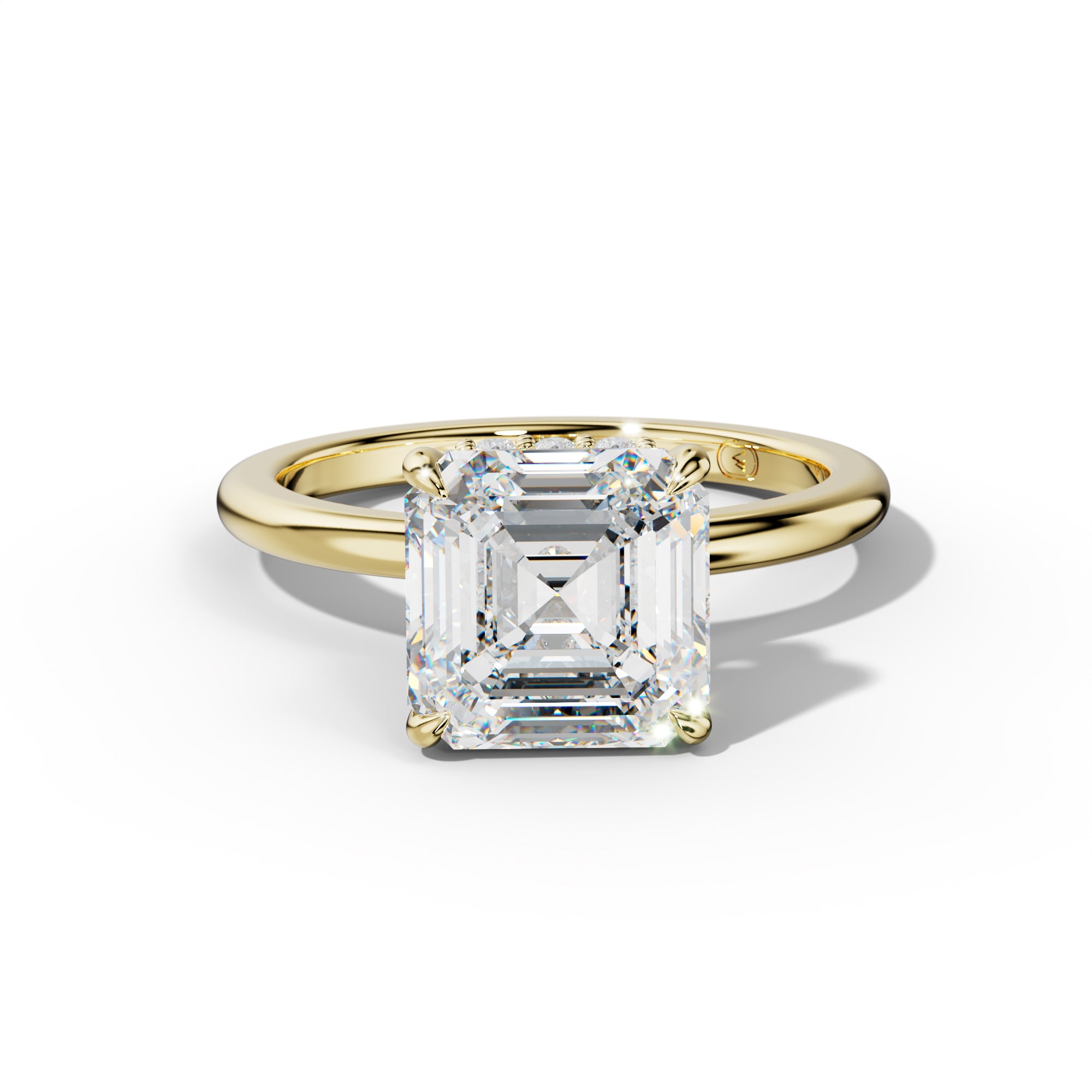 Sophia Asscher Cut Diamond Engagement Ring