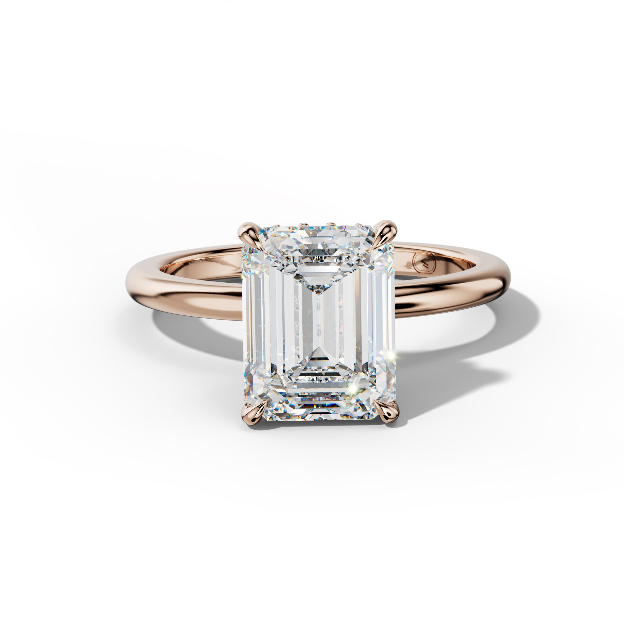 Sophia Emerald Cut Diamond Engagement Ring