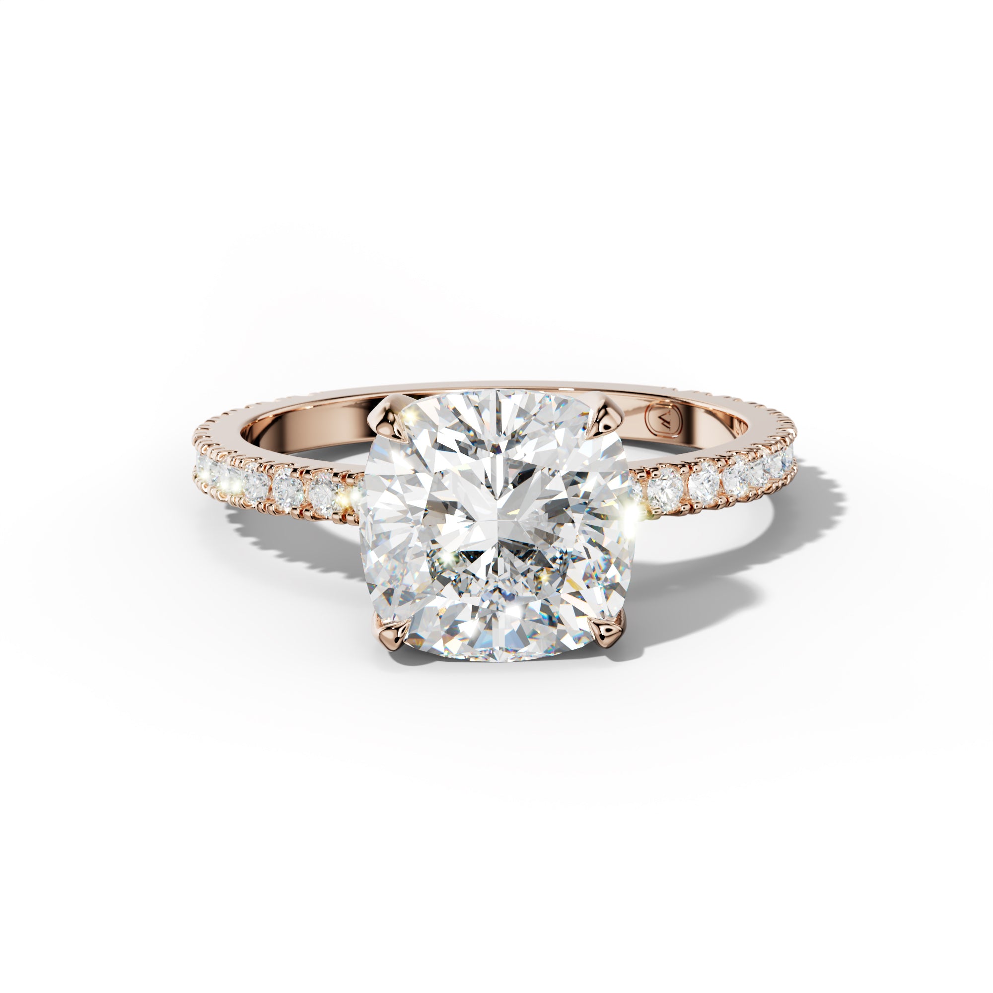 Isabelle Cushion Cut Diamond Engagement Ring