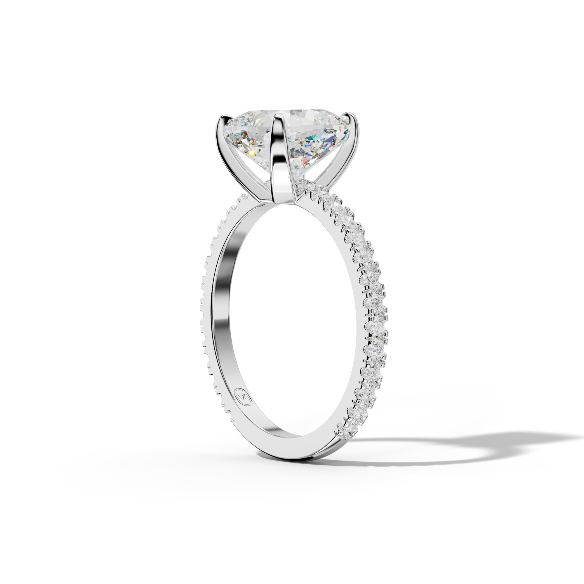 Isabelle Cushion Cut Diamond Engagement Ring