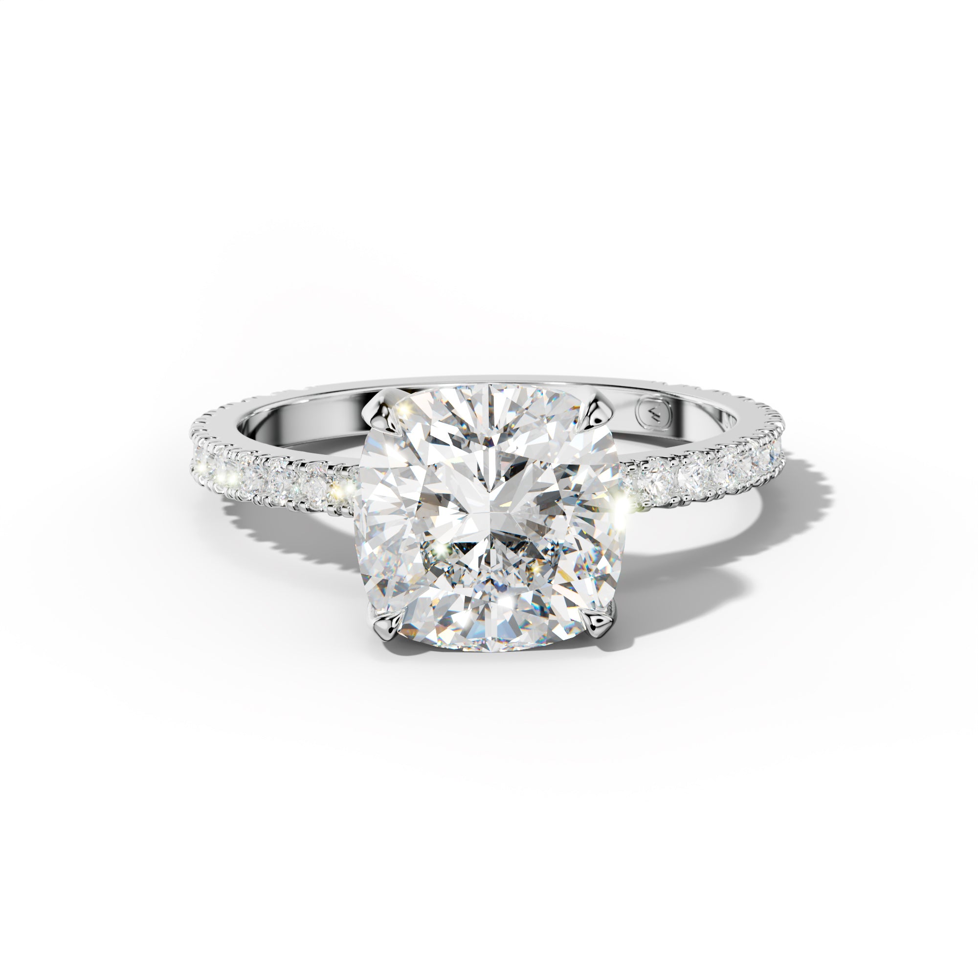 Isabelle Cushion Cut Diamond Engagement Ring