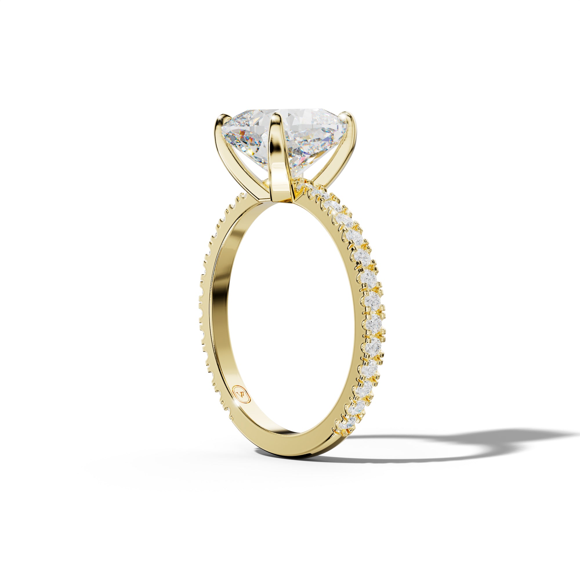 Isabelle Cushion Cut Diamond Engagement Ring