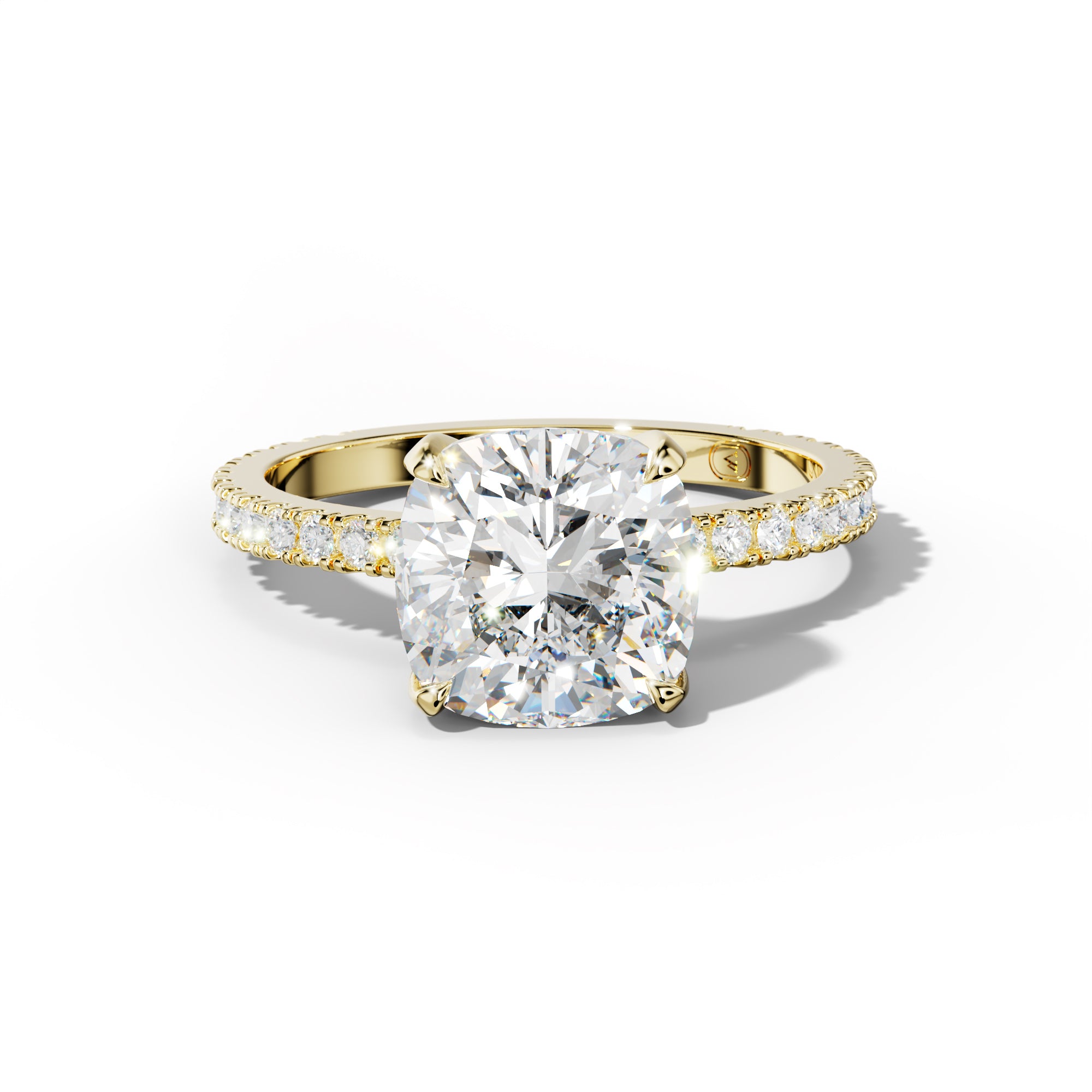 Isabelle Cushion Cut Diamond Engagement Ring