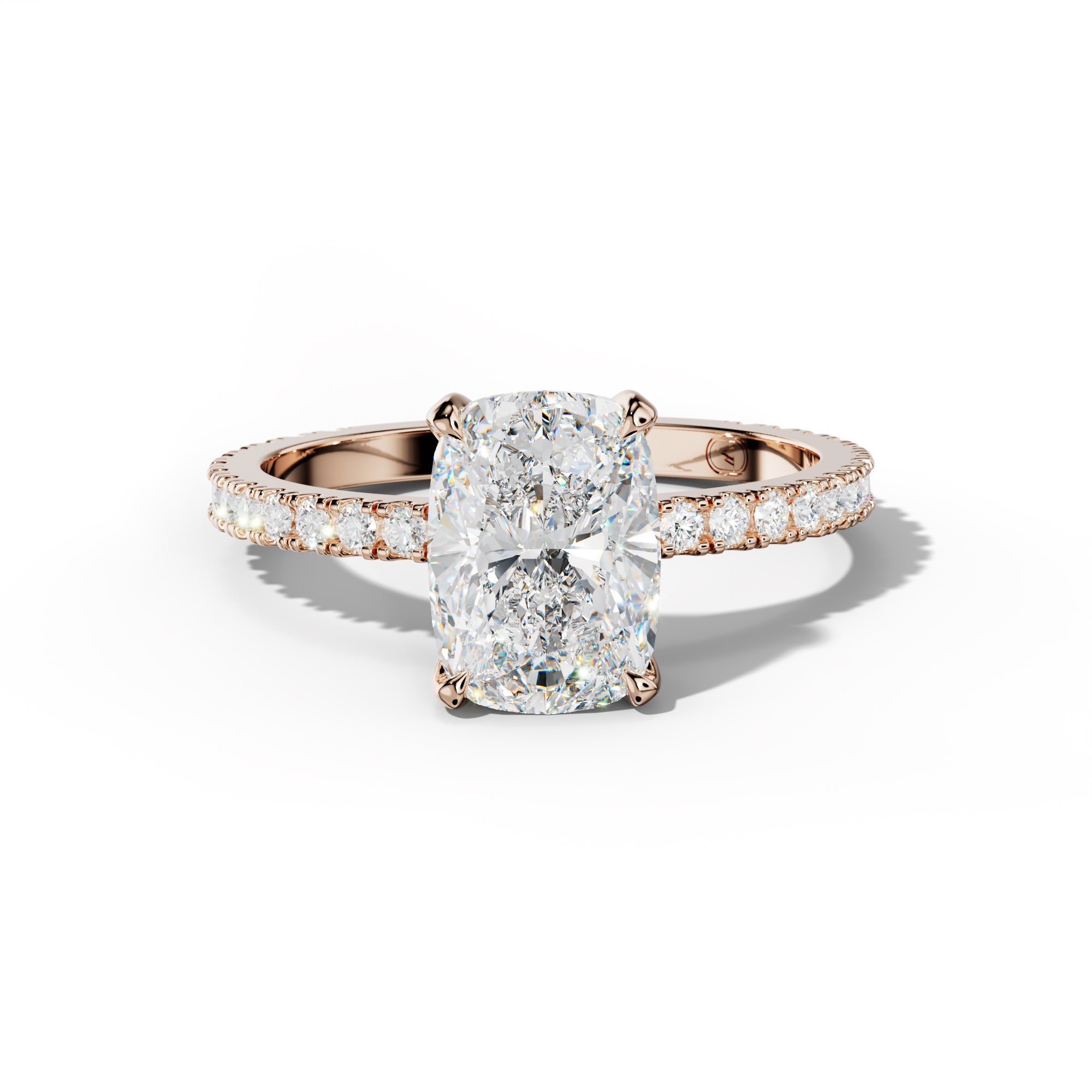 Isabelle Elongated Cushion Cut Diamond Engagement Ring