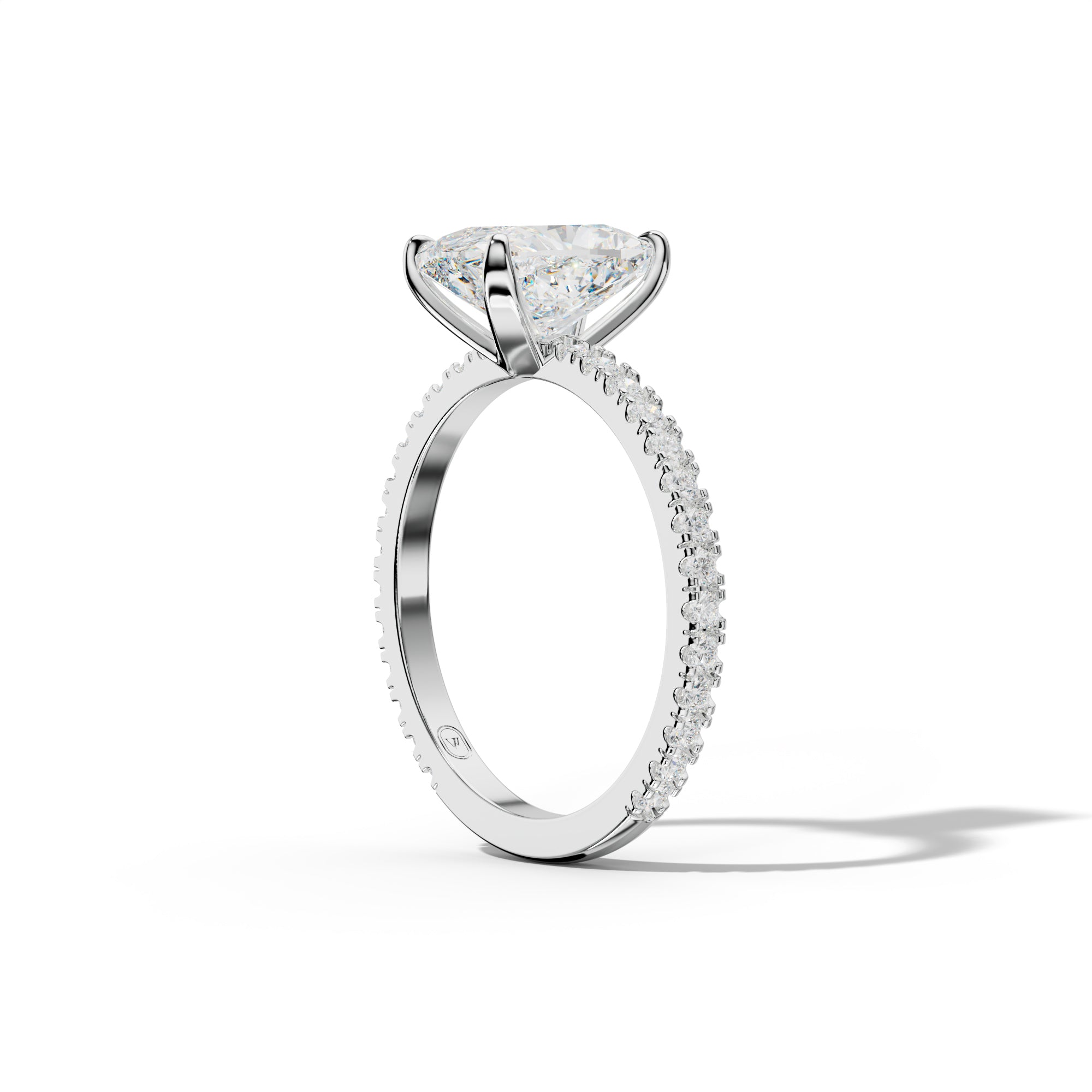 Isabelle Elongated Cushion Cut Diamond Engagement Ring