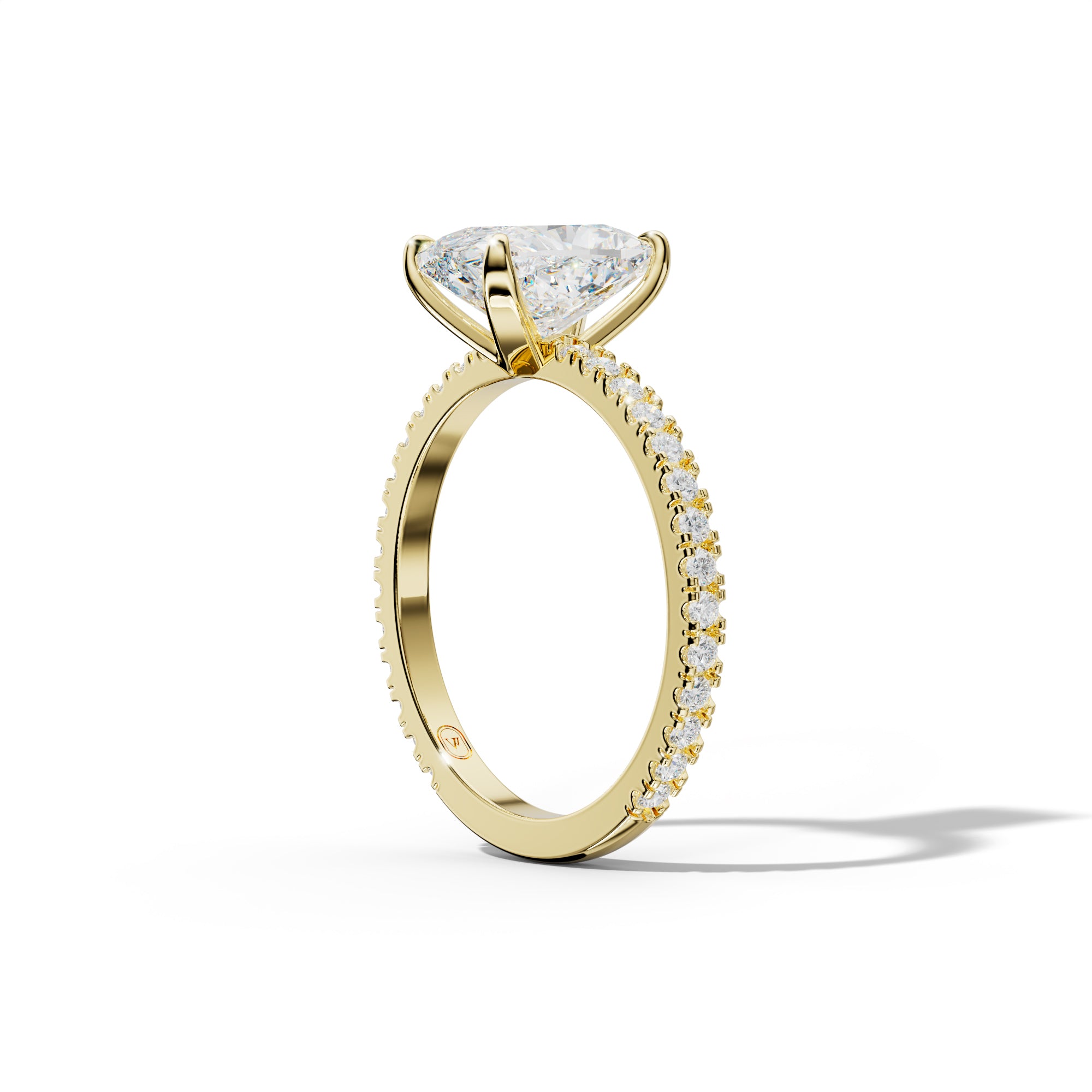 Isabelle Elongated Cushion Cut Diamond Engagement Ring