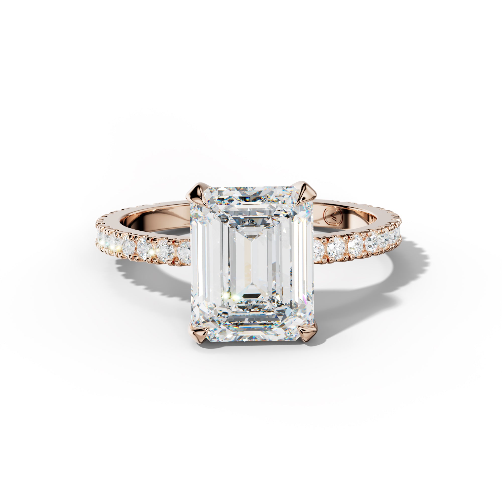 Isabelle Emerald Cut Diamond Engagement Ring