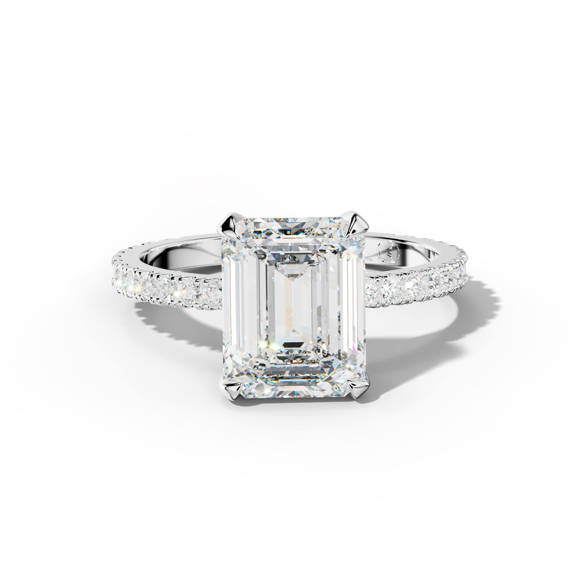 Isabelle Emerald Cut Diamond Engagement Ring