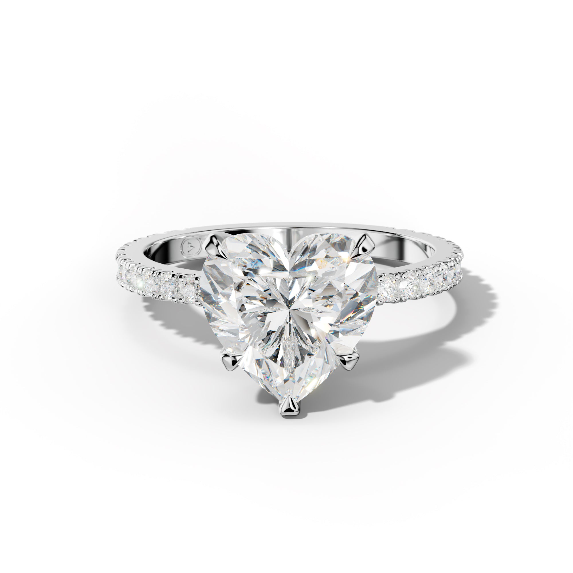 Isabelle Heart Cut Diamond Engagement Ring