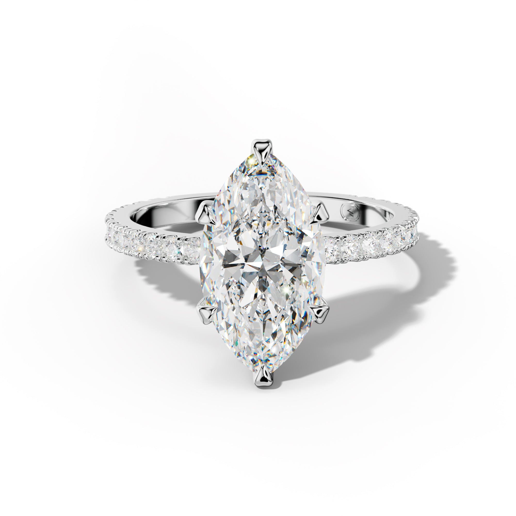 Isabelle Marquise Cut Diamond Engagement Ring