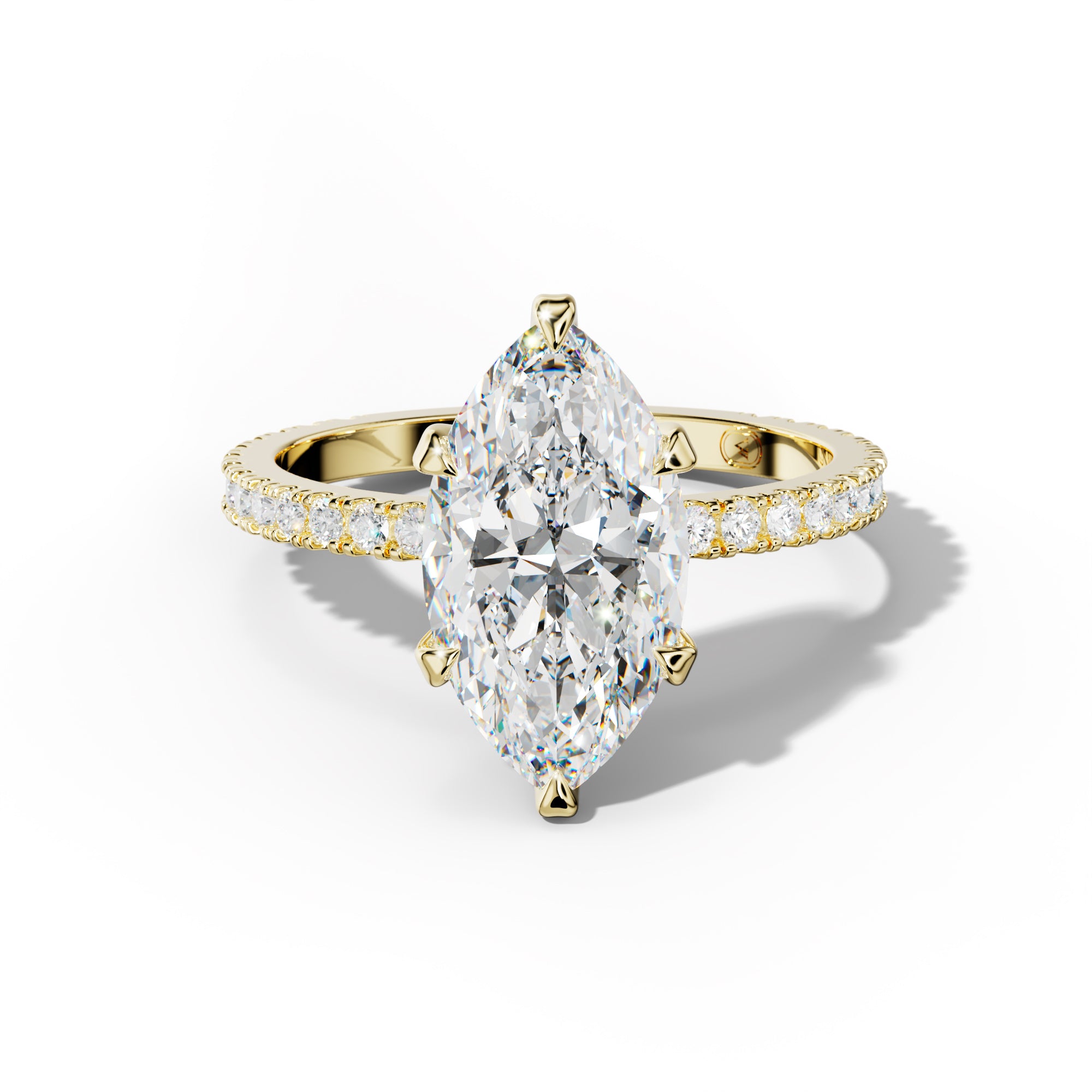 Isabelle Marquise Cut Diamond Engagement Ring