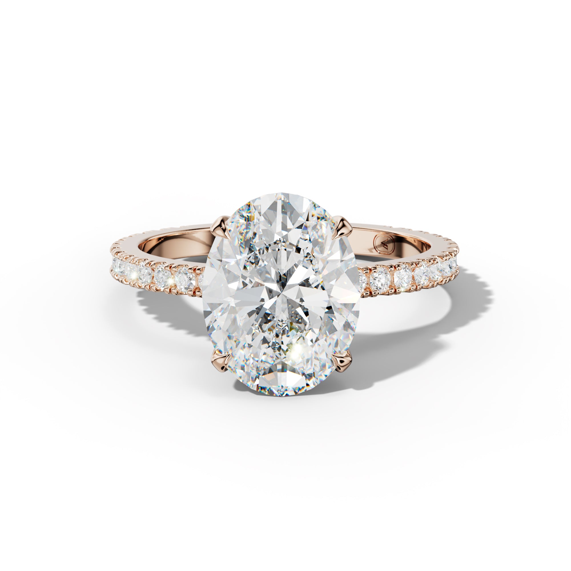 Isabelle Oval Diamond Engagement Ring